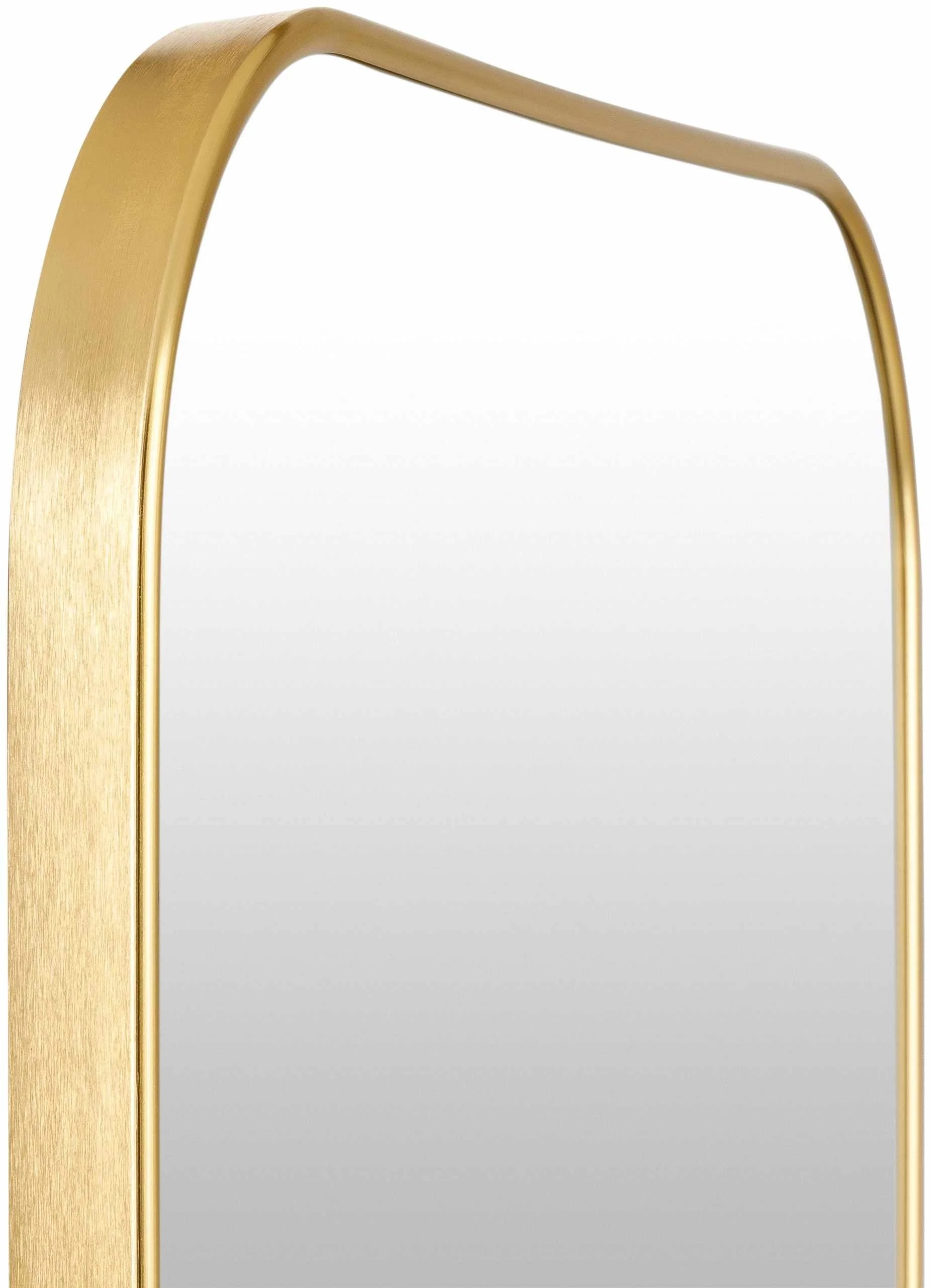 Orbassano Gold Frame Round Mirror - Image 4