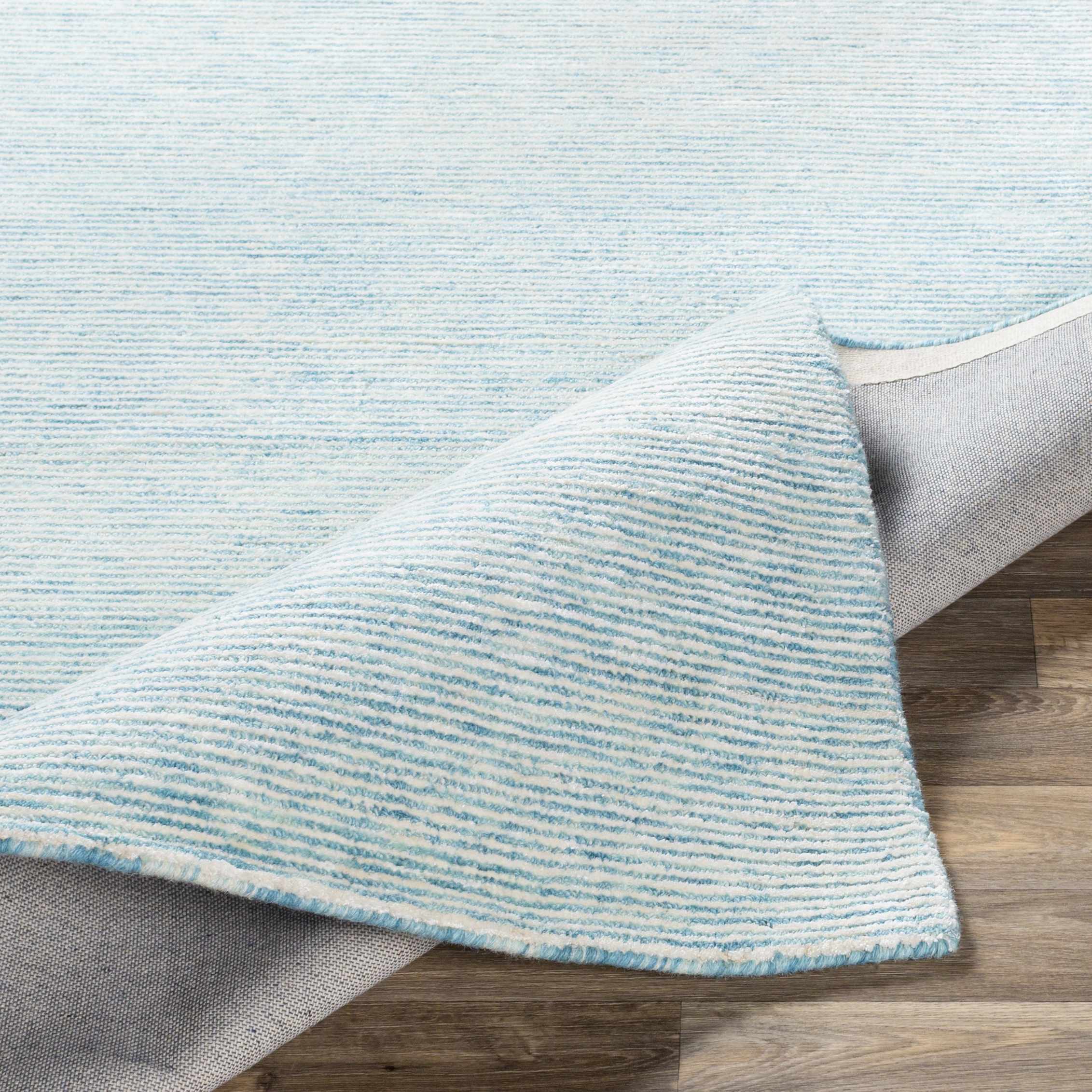 Orcas Hand Tufted Wool-Blend Rug - Ice Blue - Image 5