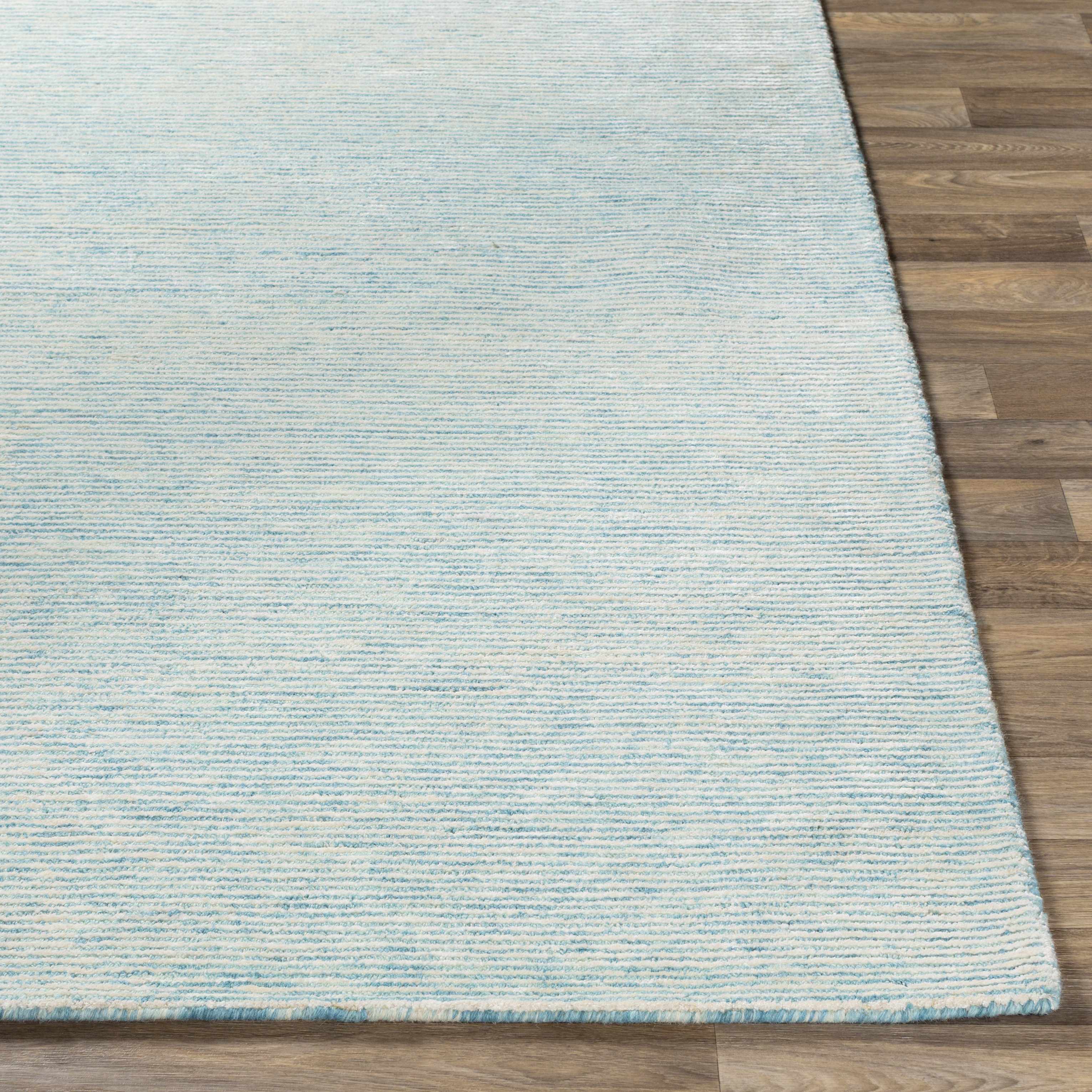 Orcas Hand Tufted Wool-Blend Rug - Ice Blue - Image 8