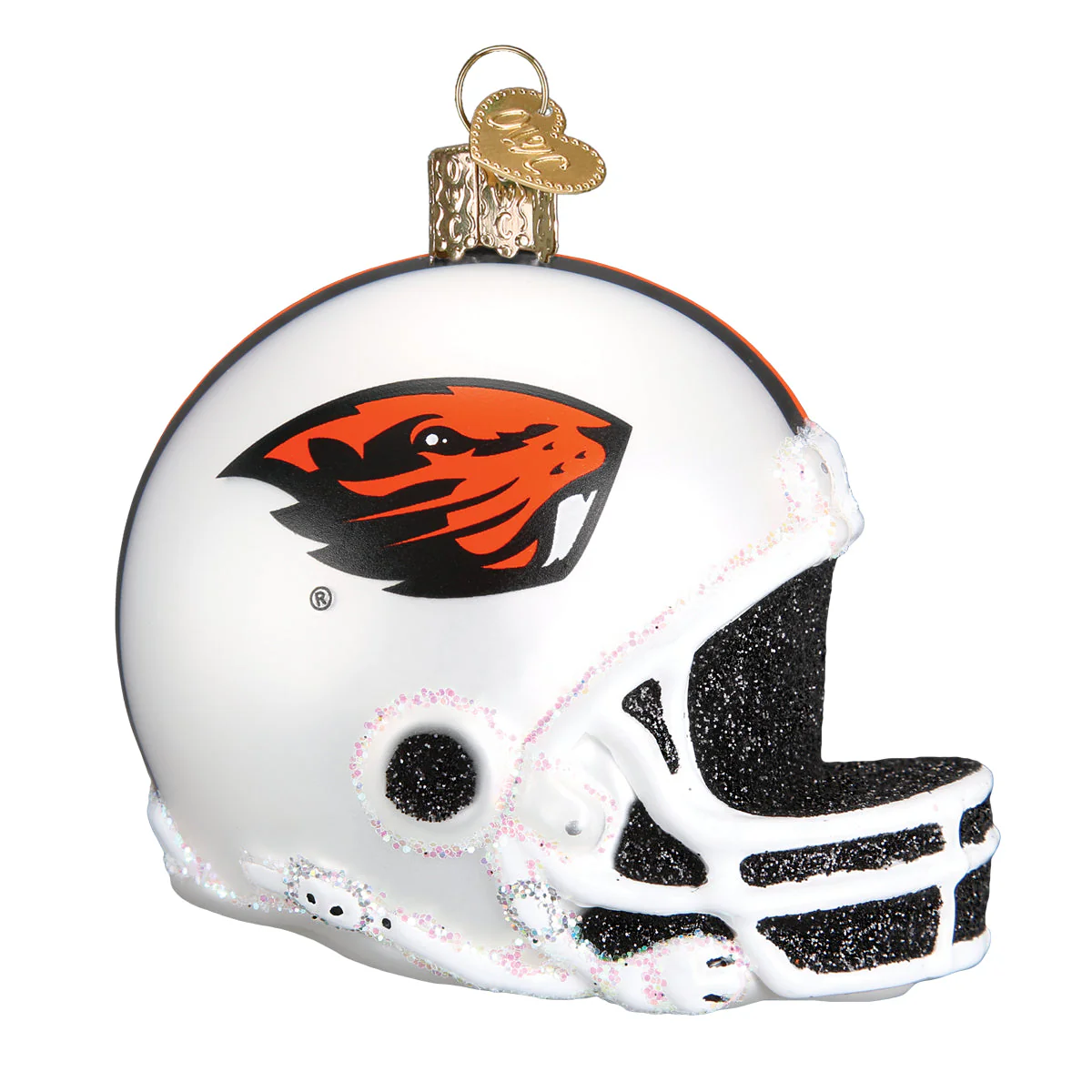 Oregon State Helmet Christmas Ornament - Image 3