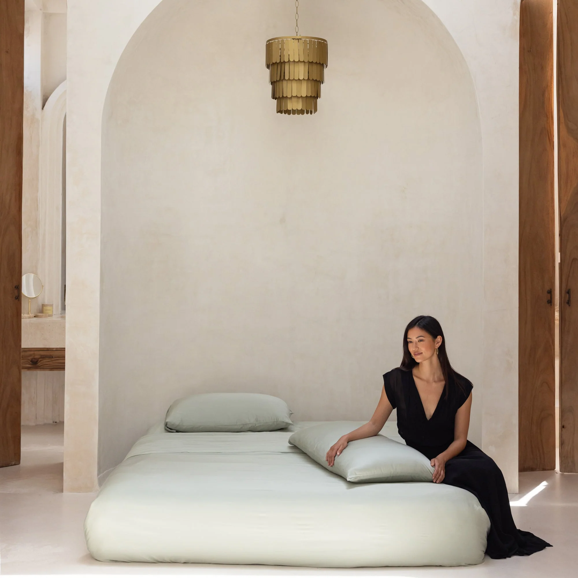 Organic Bamboo Sateen Bed Sheet Set - Image 31