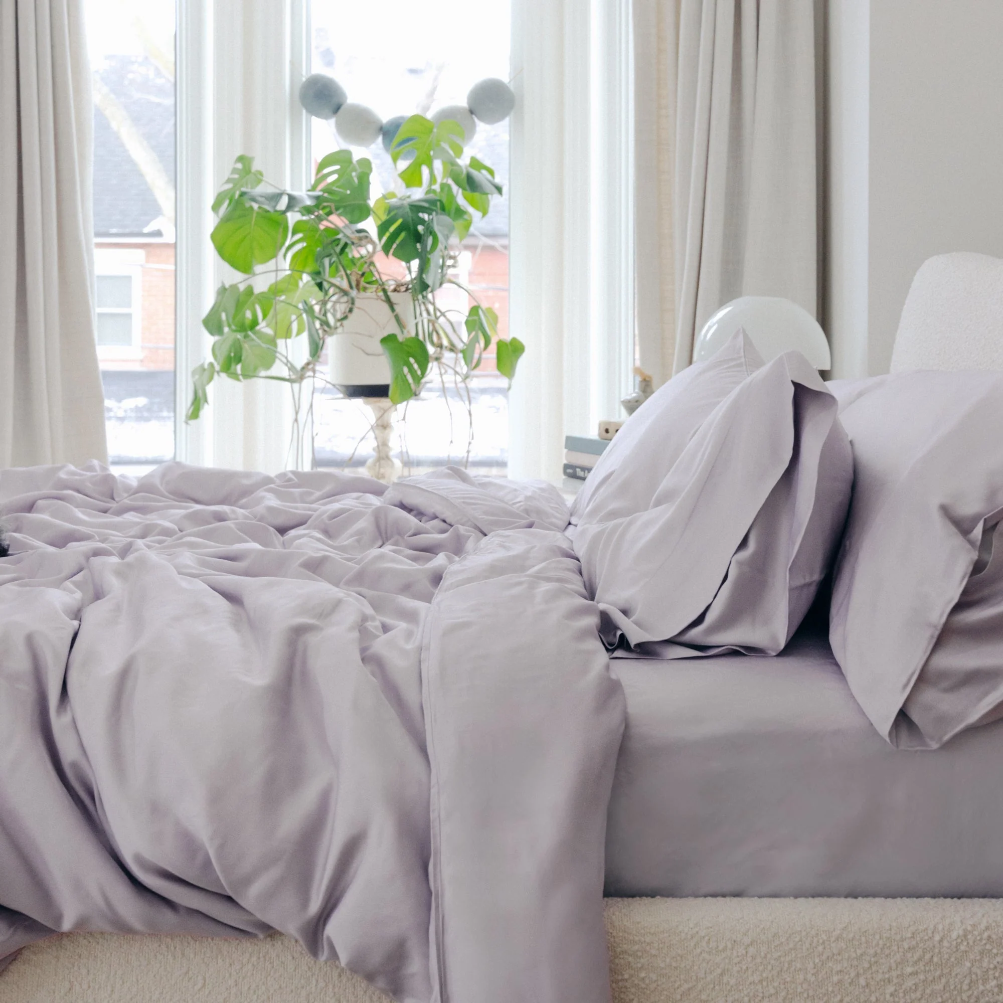 Organic Bamboo Sateen Bed Sheet Set - Image 36