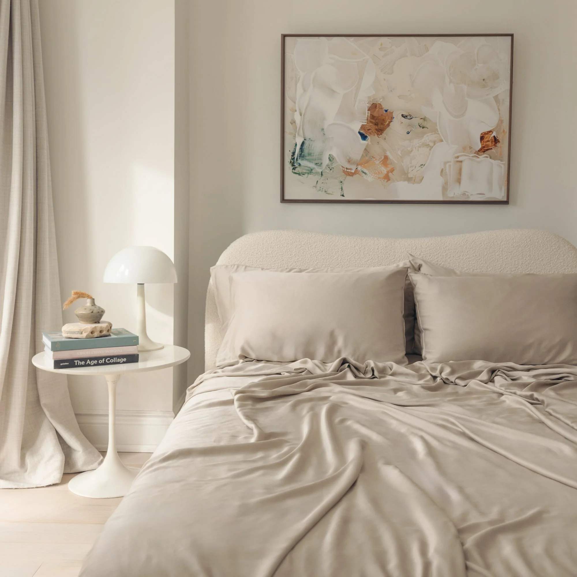 Organic Bamboo Sateen Bed Sheet Set - Image 44