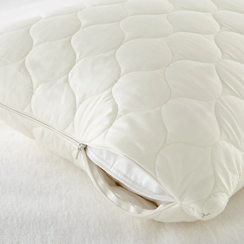 Organic Cotton Quilted Pillow Protectors - Image 3