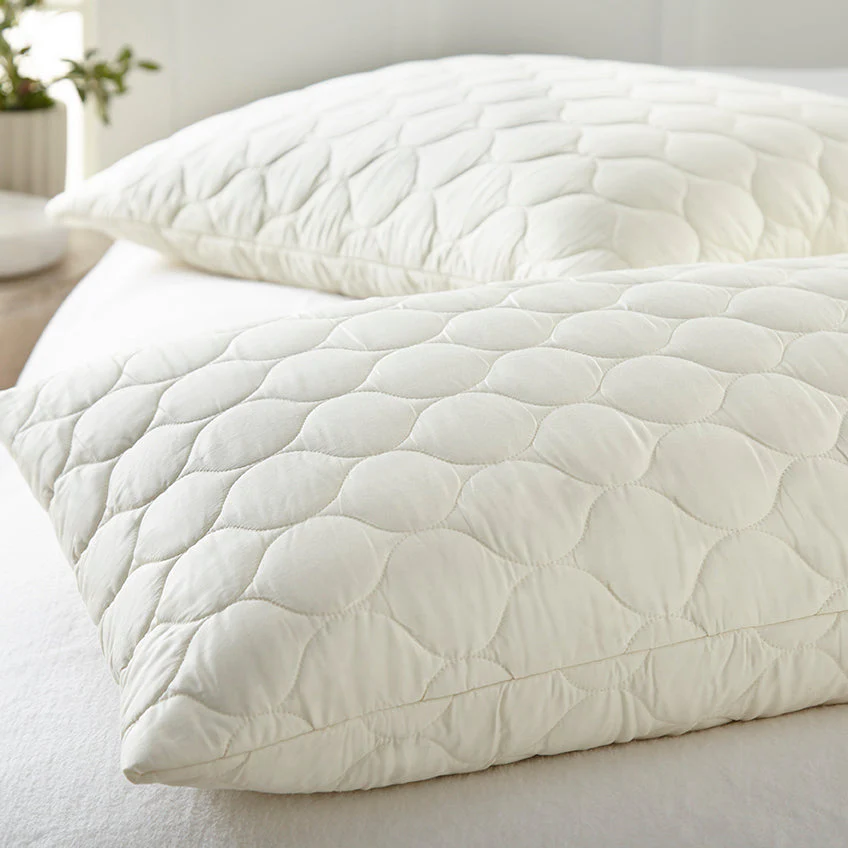 Organic Cotton Quilted Pillow Protectors - Image 4