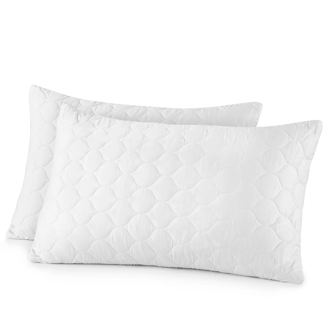 Organic Cotton Quilted Pillow Protectors - Image 6