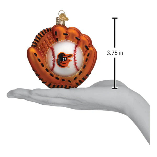 Orioles Baseball Mitt Ornament - Image 5