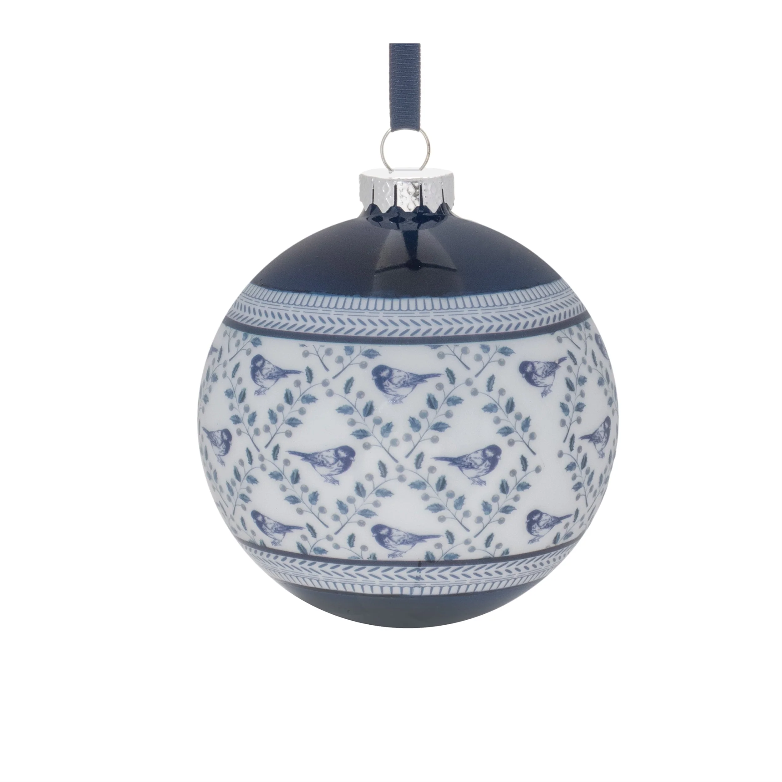 Ornate Bird Print Ornament (Set of 6) - Image 2