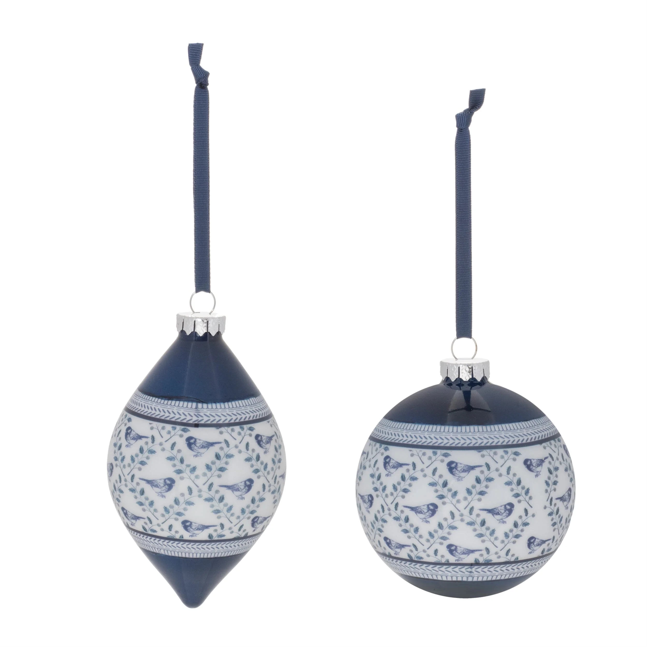 Ornate Bird Print Ornament (Set of 6) - Image 3