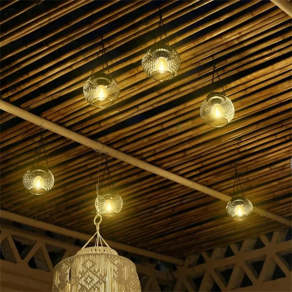 Ortiny Solar Lantern Outdoor – Waterproof Hanging Decorative Lights for Garden - Image 6