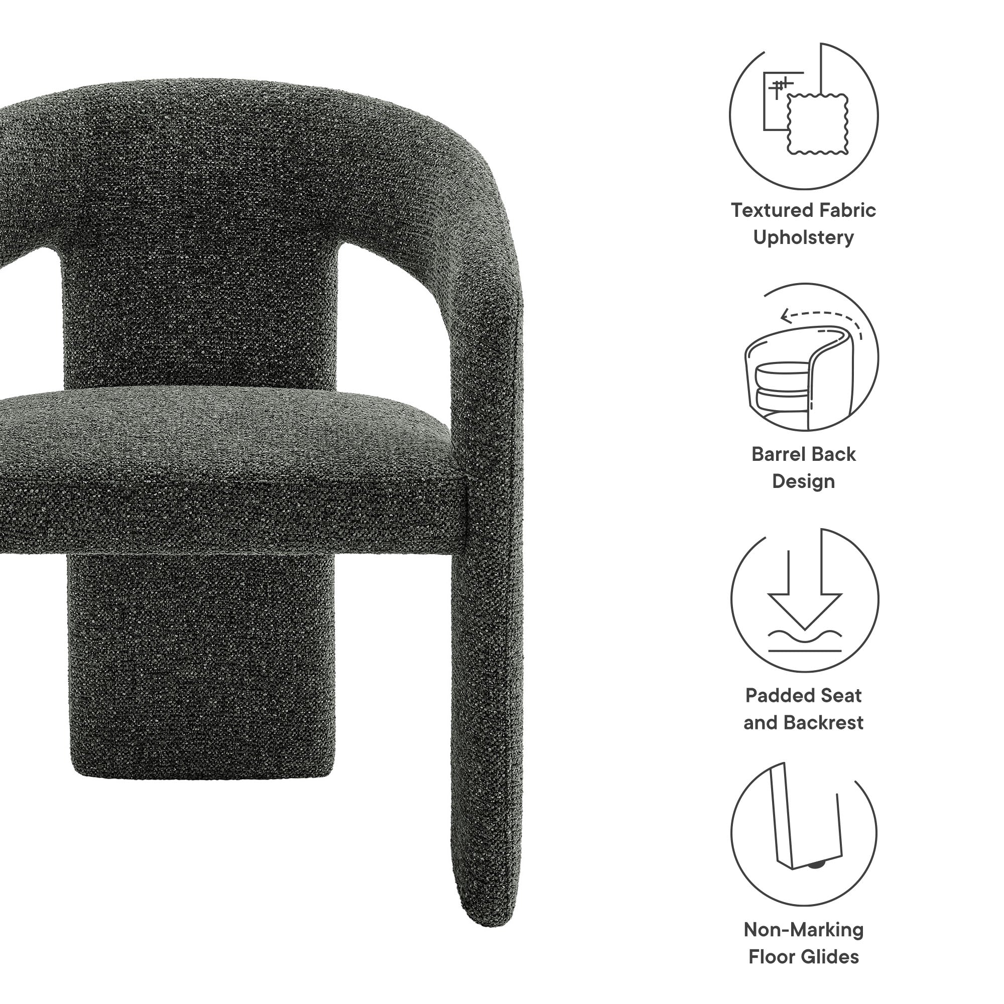 Oslo Barrel Fabric Upholstered Dining Accent Chair by Modway - Image 16