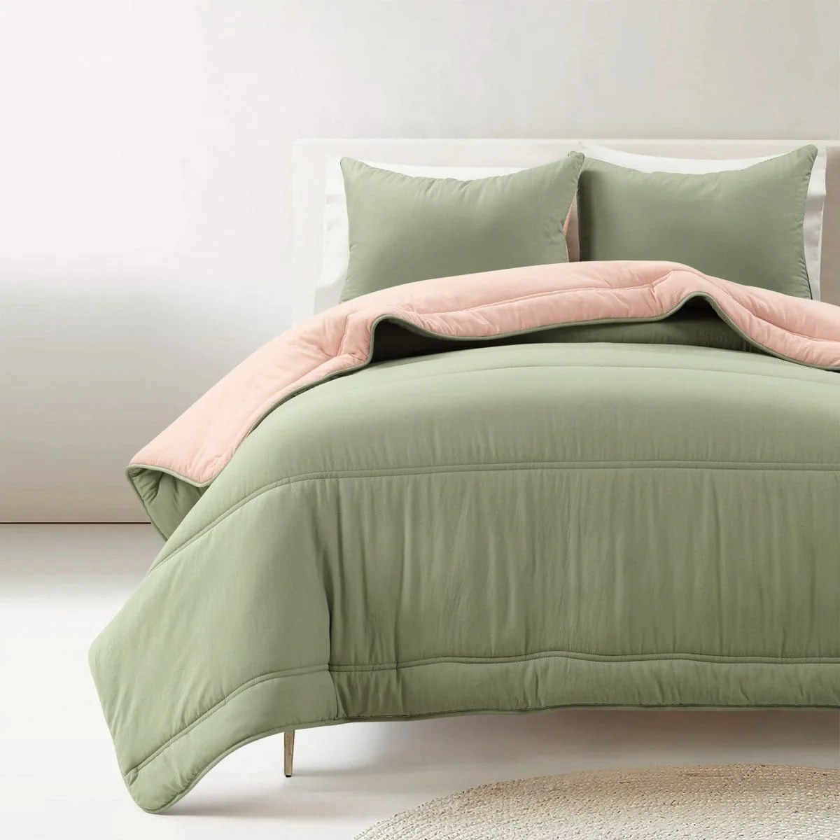 Oslo Soft Reversible Quilted Comforter Set - Image 4
