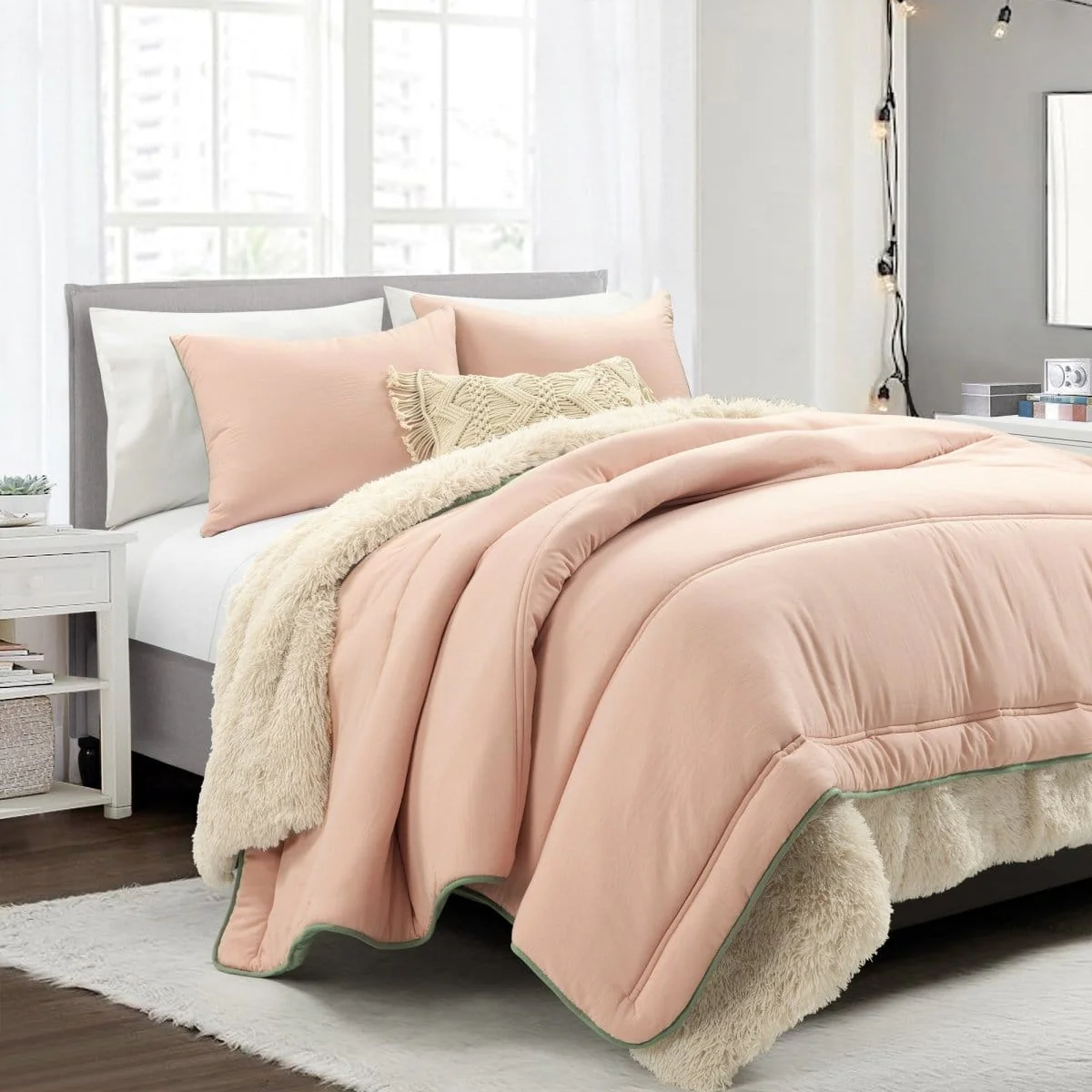 Oslo Soft Reversible Quilted Comforter Set - Image 5