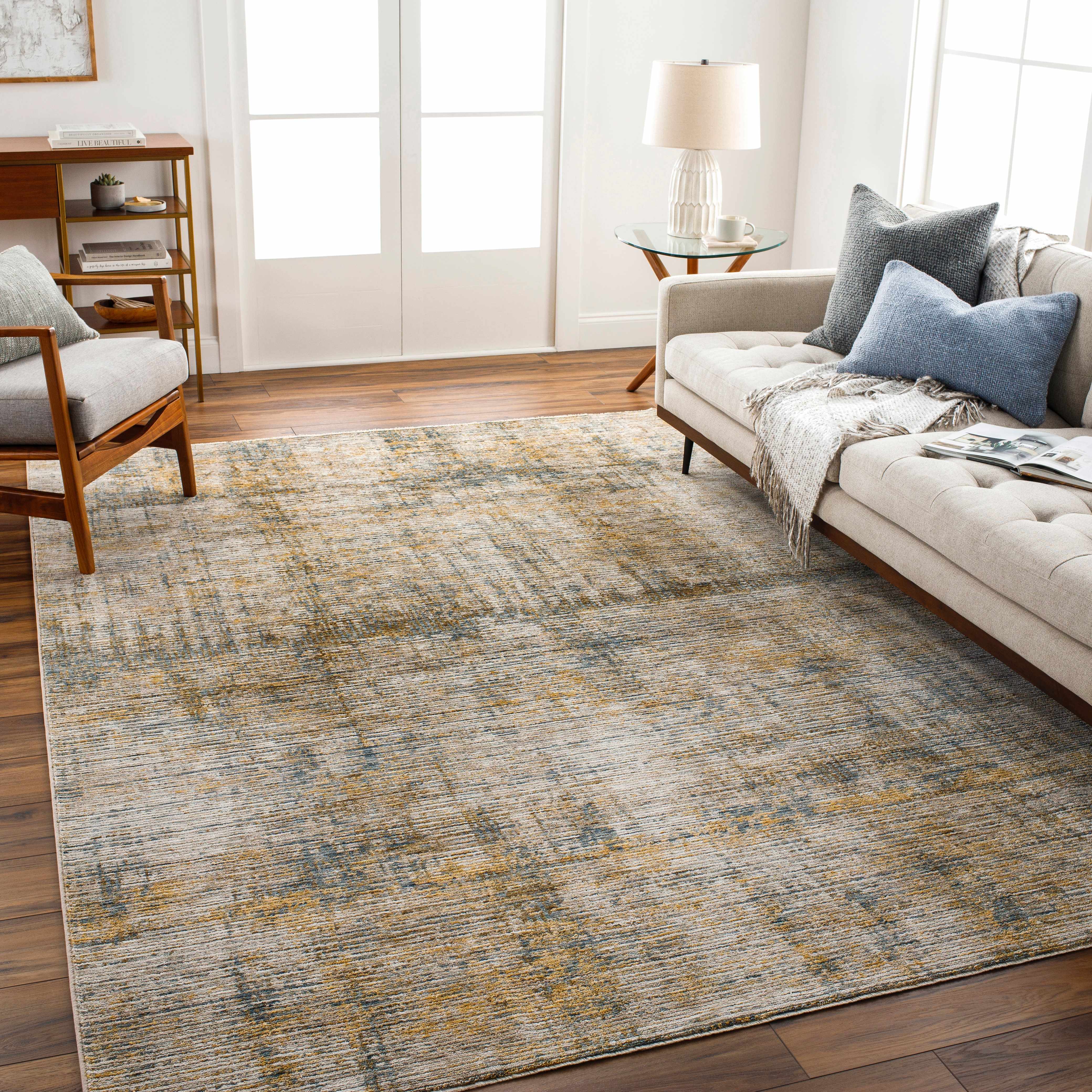 Osma Rich Textured Traditional Rug - Image 2