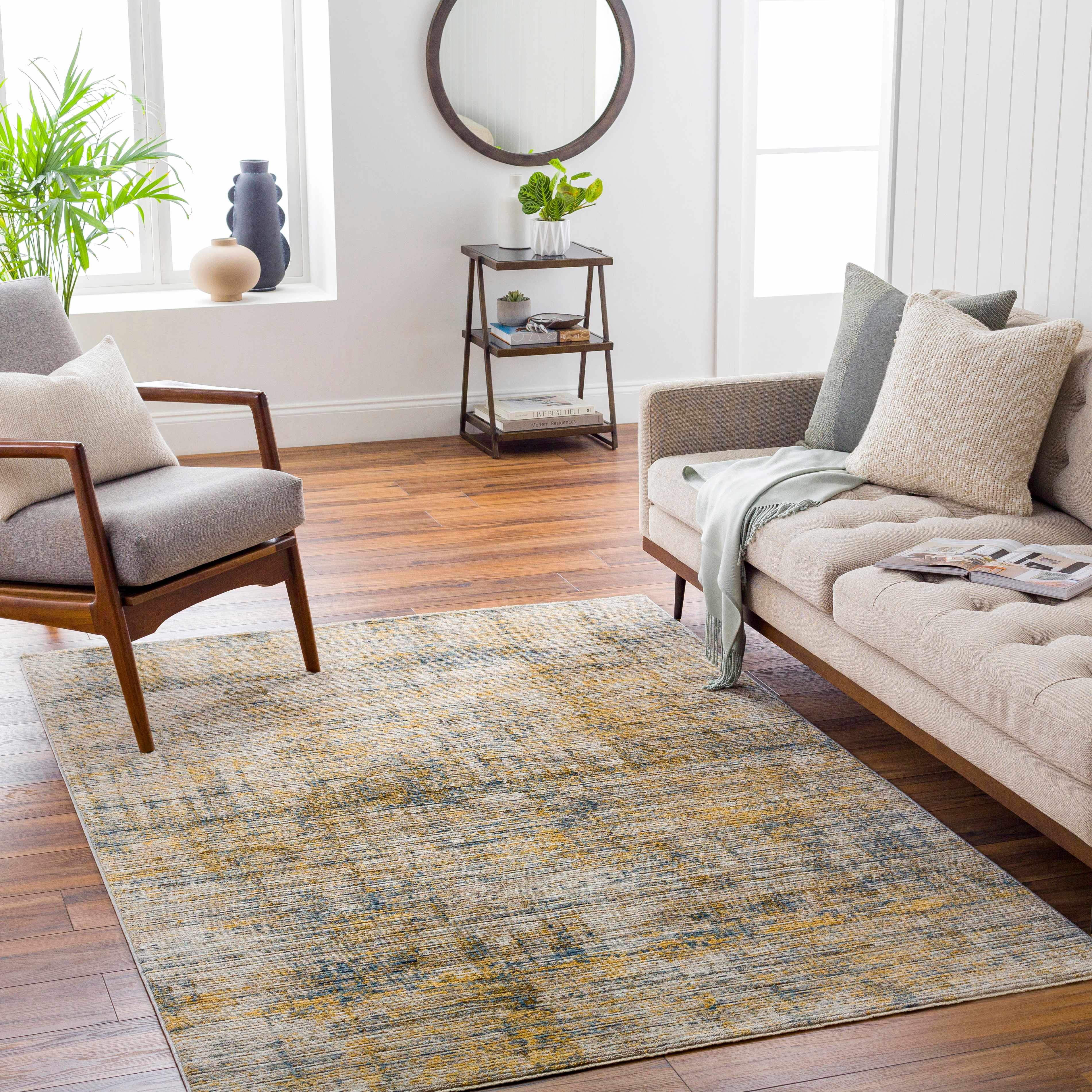 Osma Rich Textured Traditional Rug - Image 9
