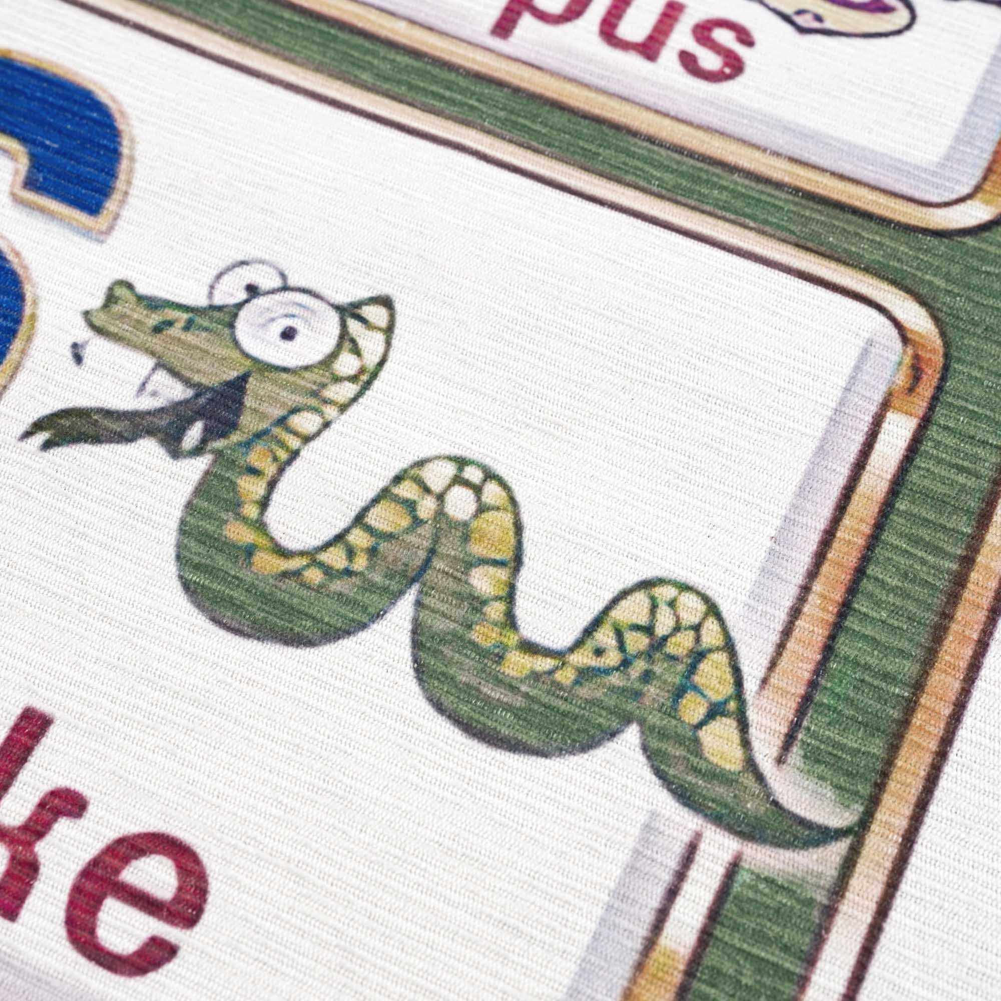 Osric Colorful Alphabet Washable Kids Rug - Clearance - Image 9
