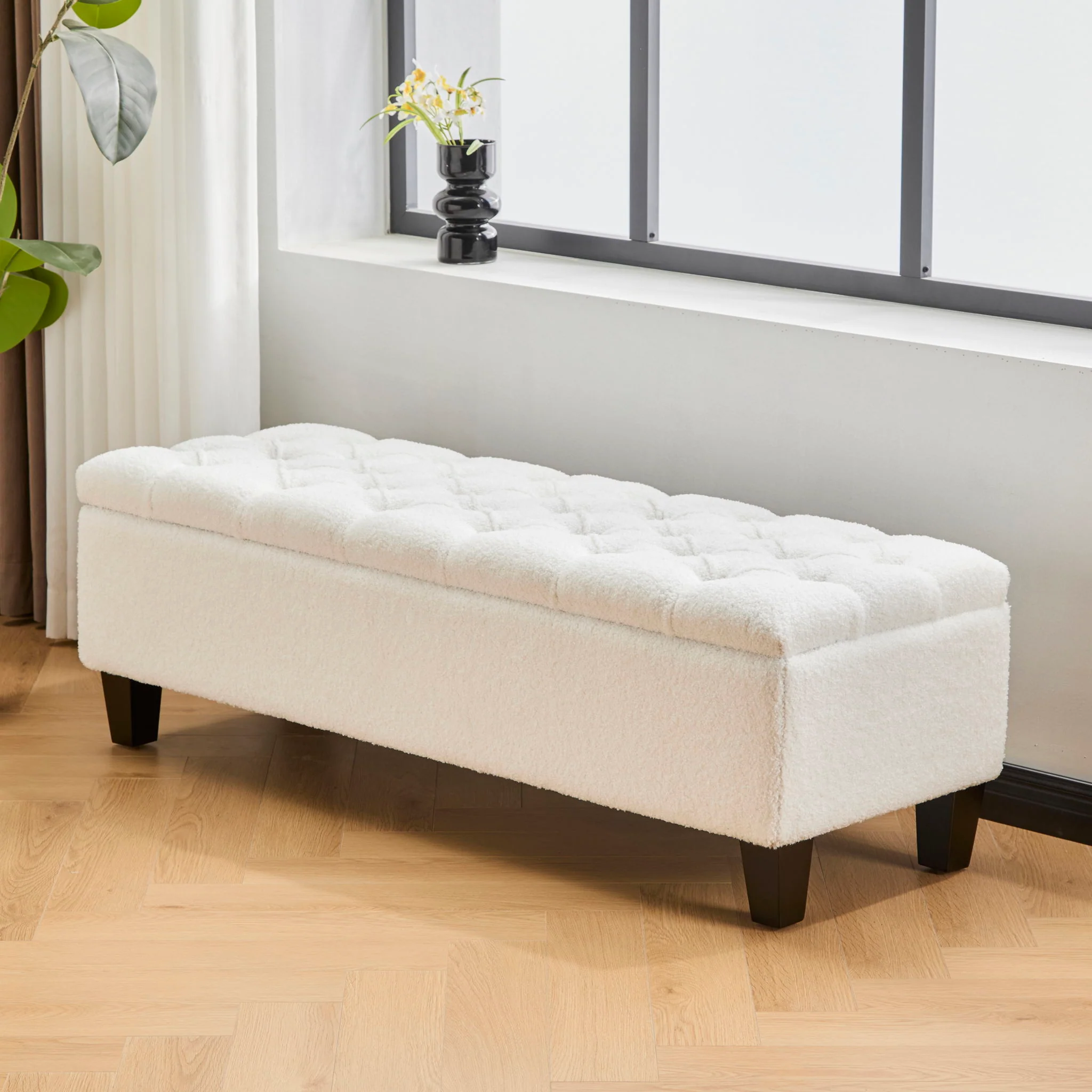 Ottoman Bench With Storage - Image 13