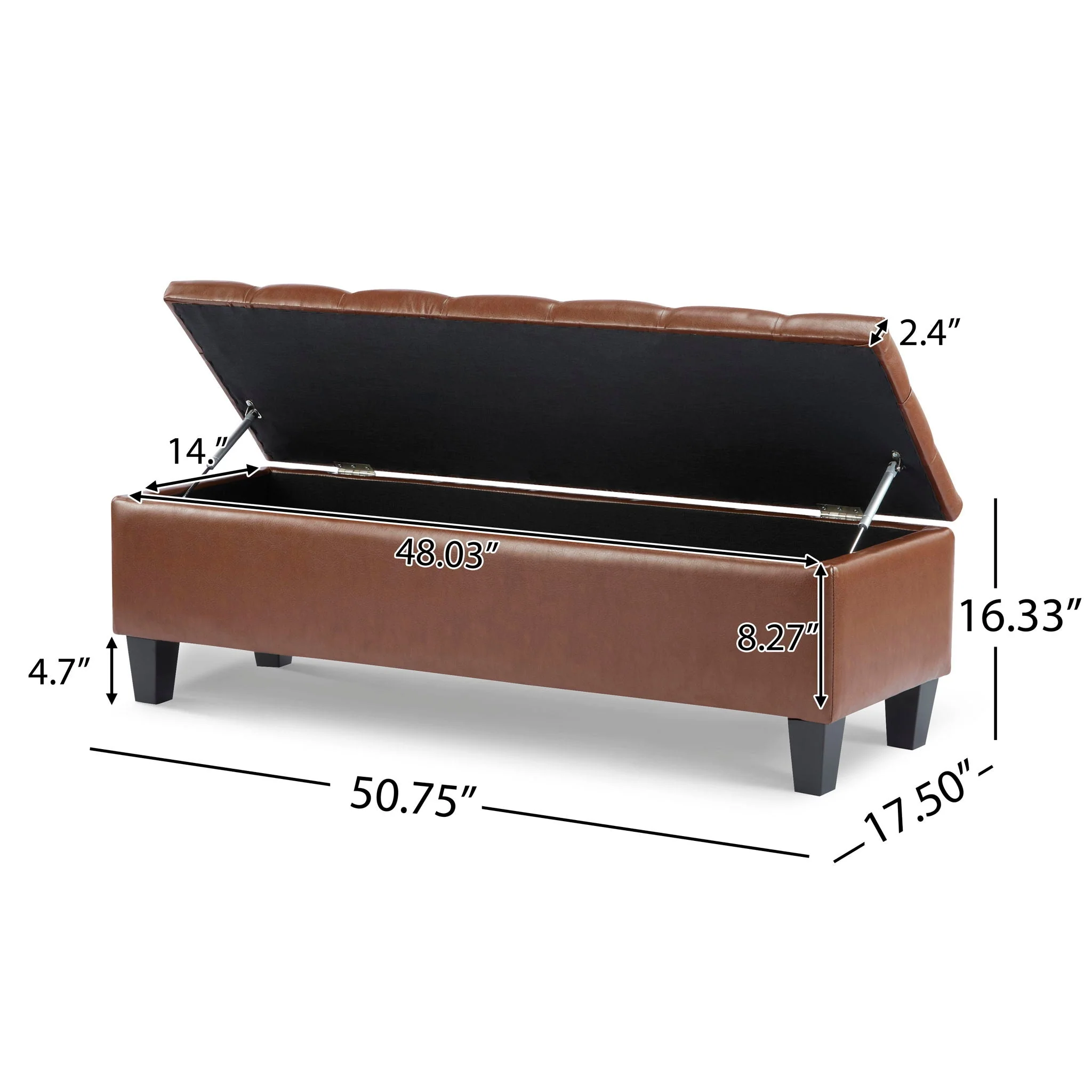Ottoman Bench With Storage - Image 25