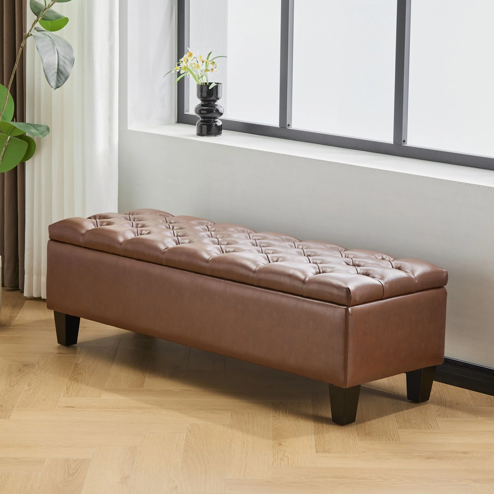 Ottoman Bench With Storage - Image 26