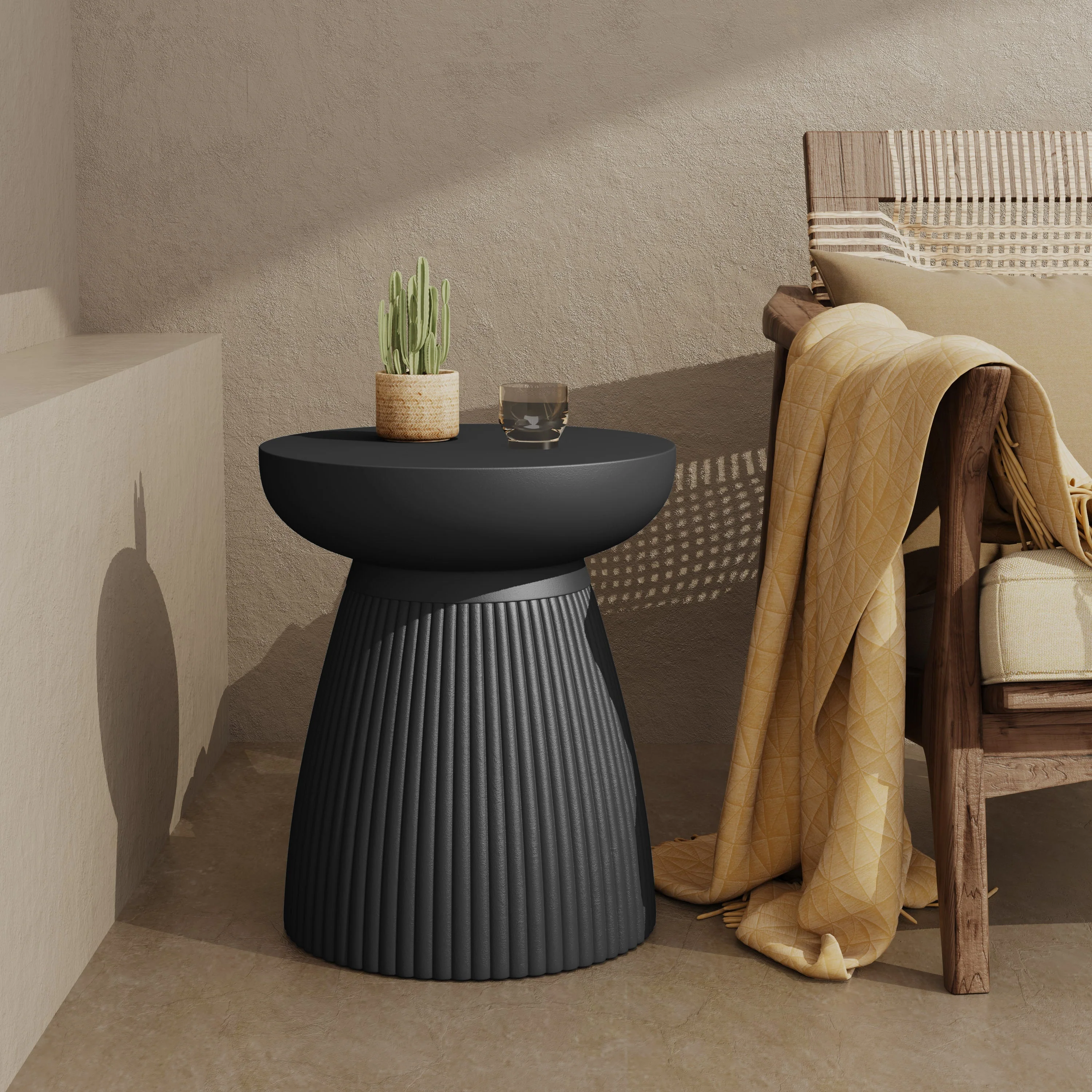 Outdoor 20''H MGO Side Table - Image 2