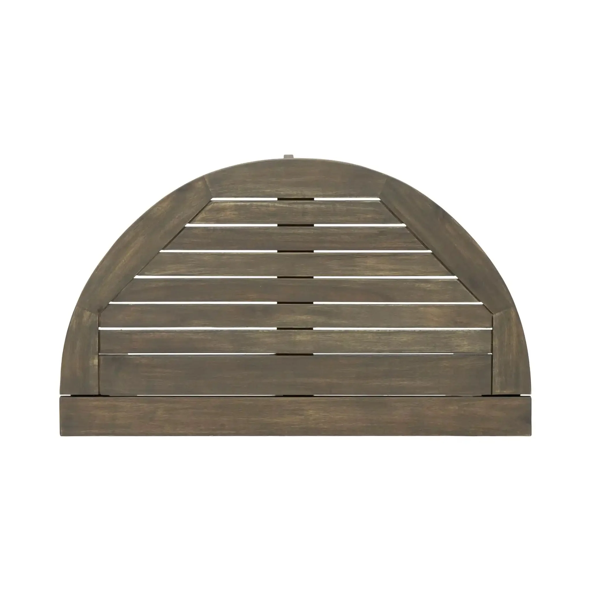 Outdoor 3 Piece Half Round Folding Bistro Set - Image 6