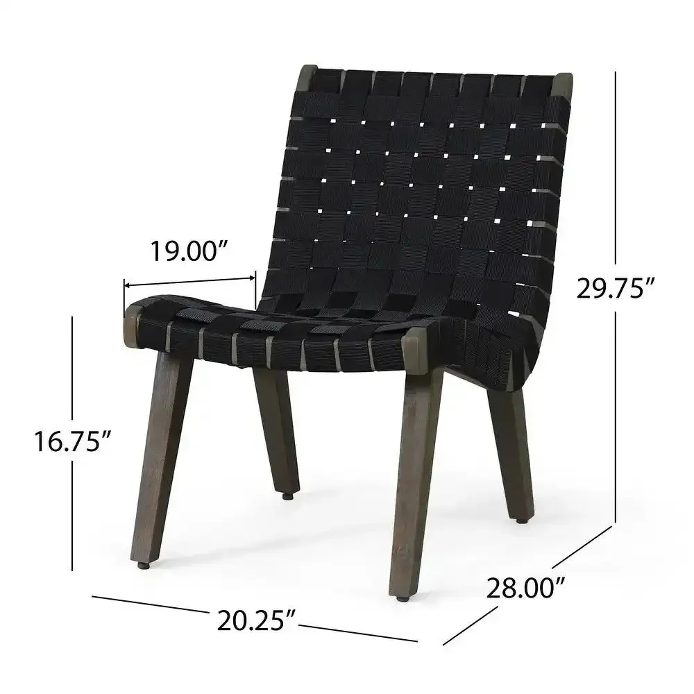 Outdoor 3 Piece Rope Weave Patio Seating Set - Image 6