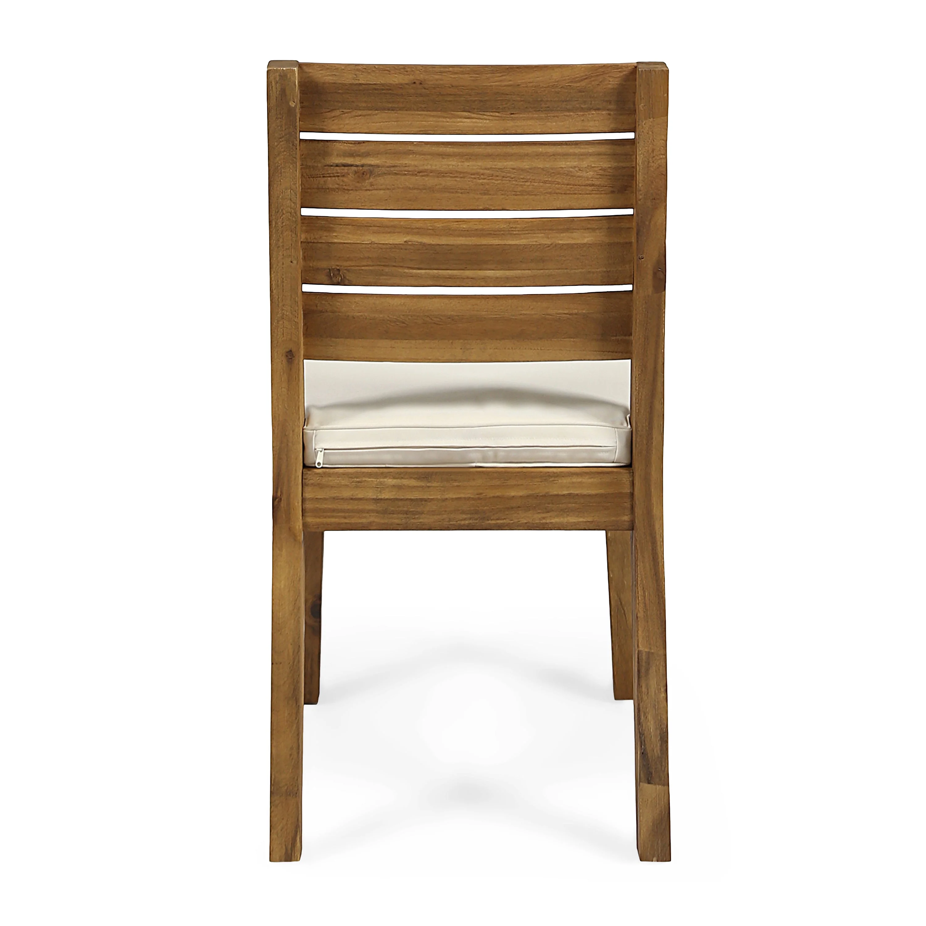 Outdoor 6-Seater Acacia Wood Expandable Dining Set with Cushions - Image 13