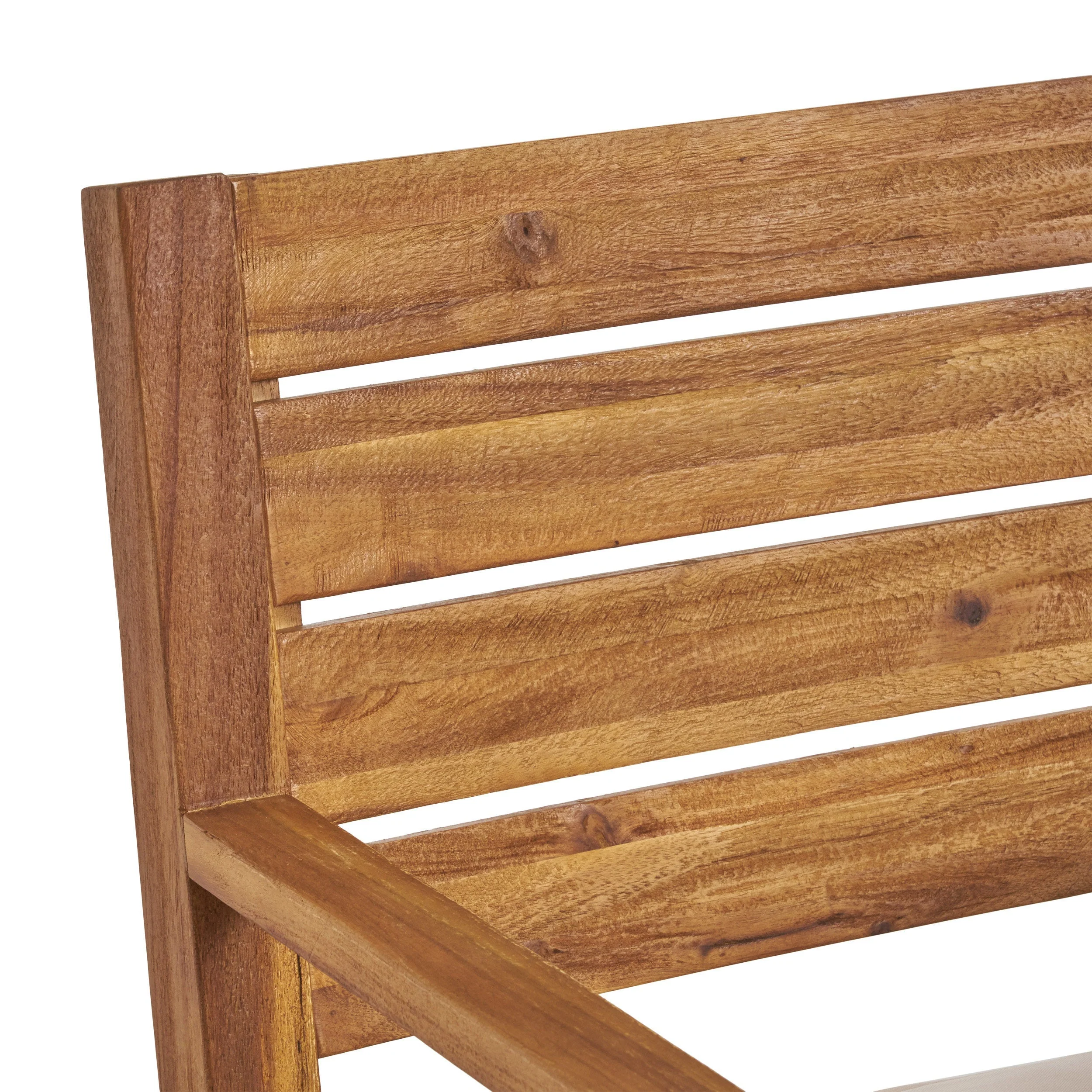 Outdoor Acacia Wood 7-Piece Dining Set with Cushions - Image 10