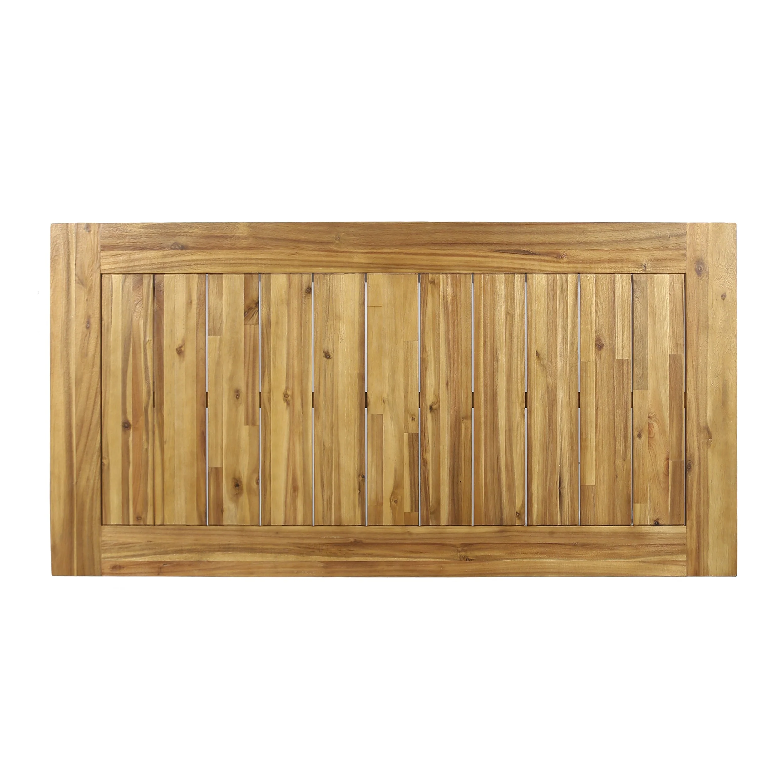 Outdoor Acacia Wood 7-Piece Dining Set with Cushions - Image 4