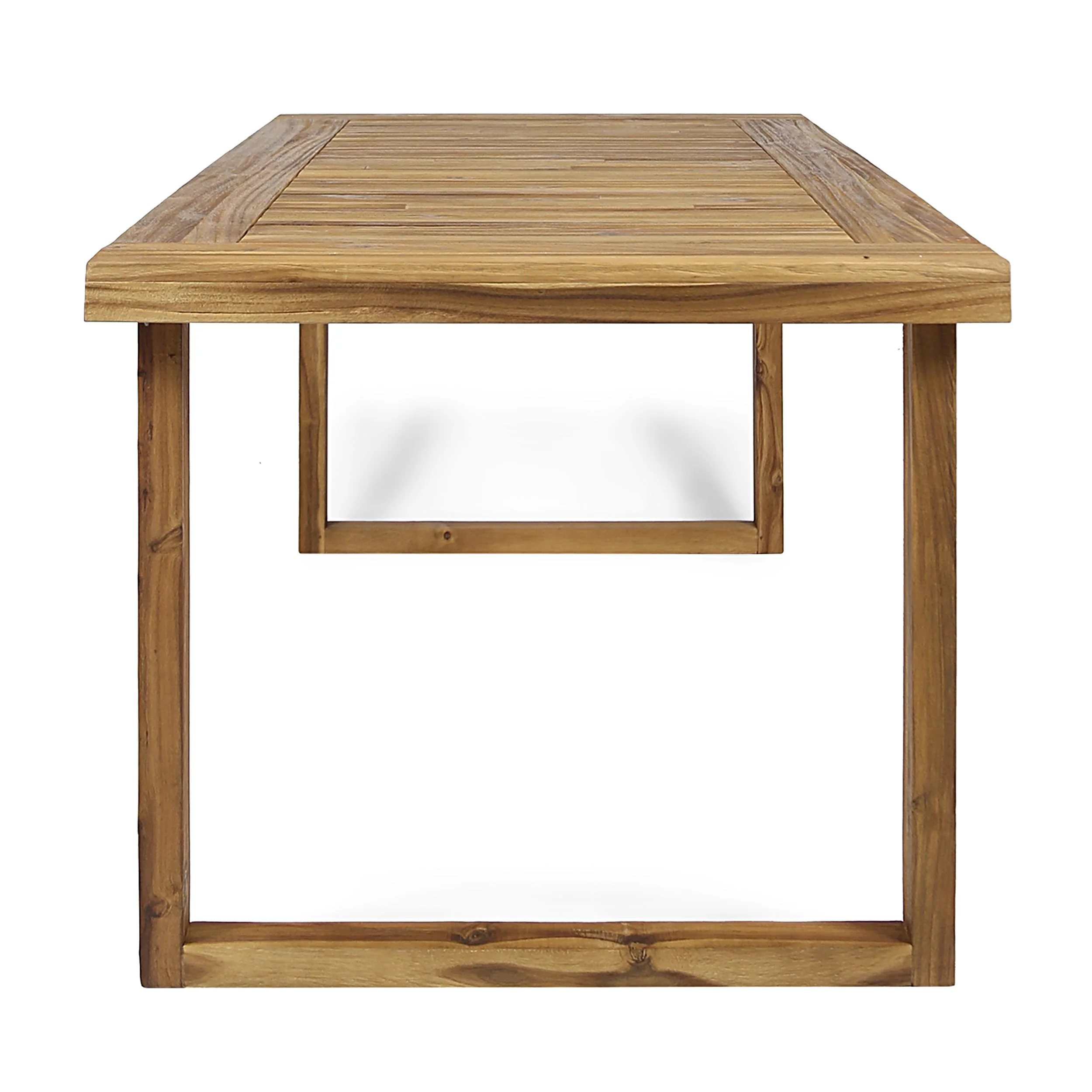 Outdoor Acacia Wood 7-Piece Dining Set with Cushions - Image 6