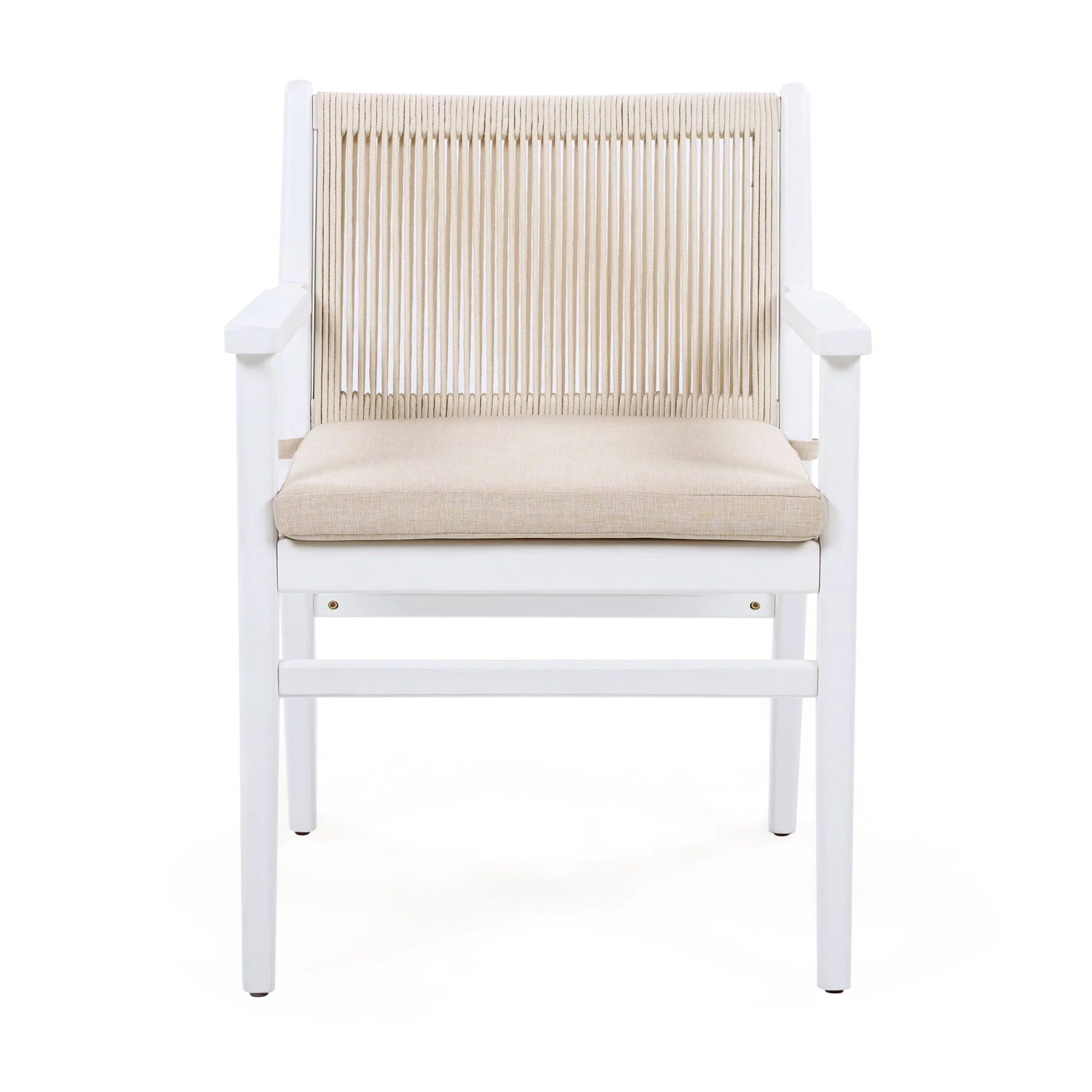 Outdoor Acacia Wood Patio Dining Armchair (Set of 2) - Image 4