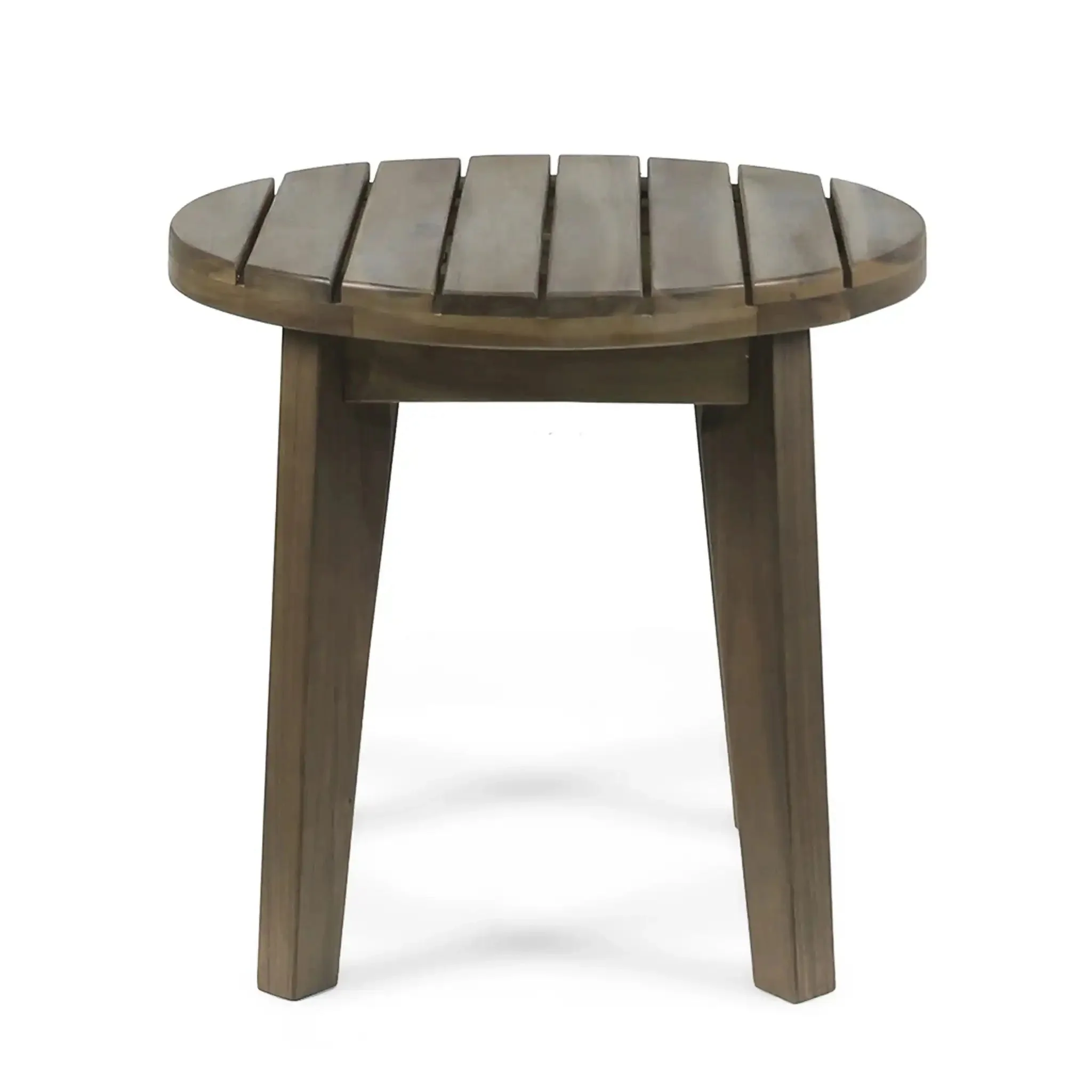 Outdoor Acacia Wood Side Table With Weather Resistance - Image 2