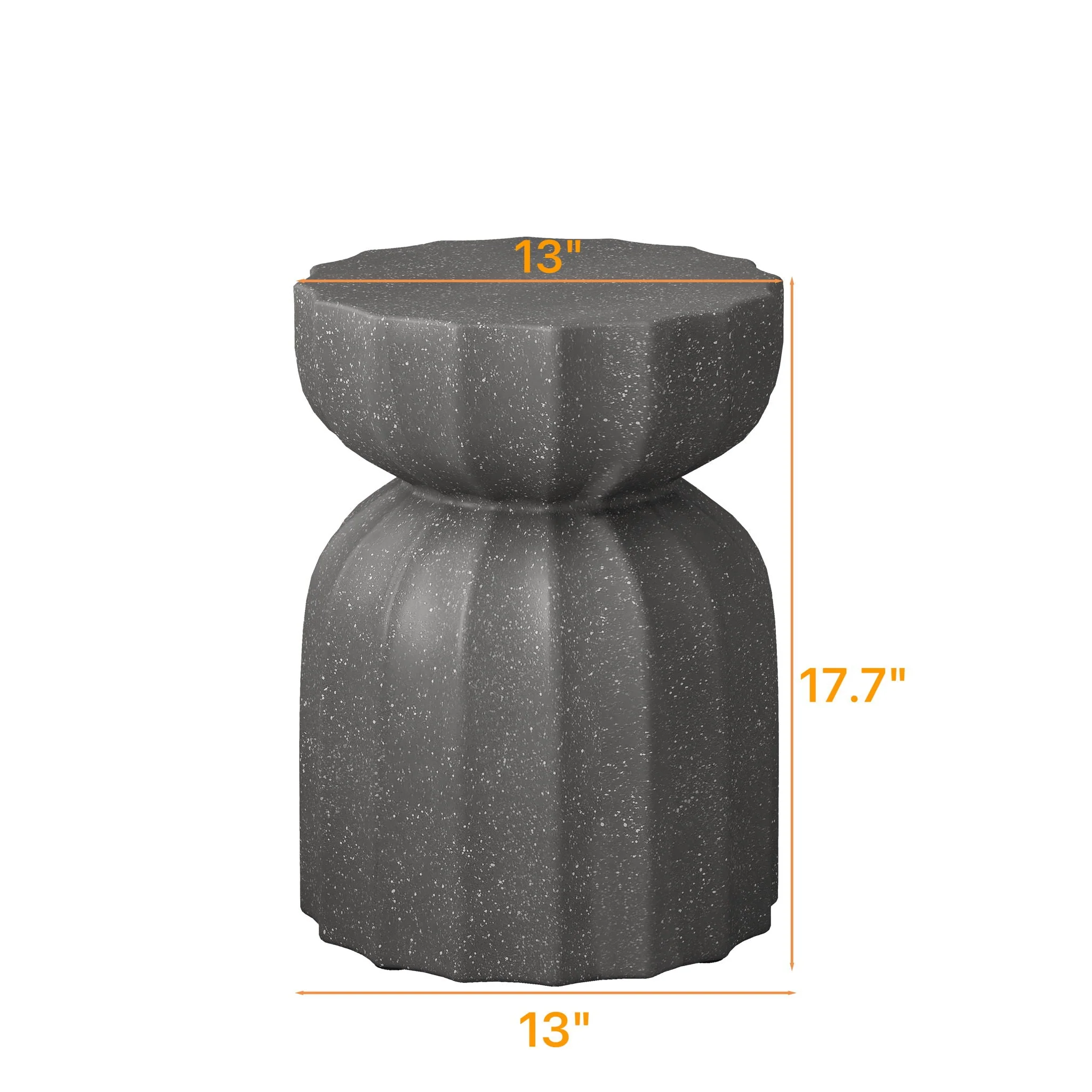 Outdoor And Indoor Waterproof Coffee Table (Set of 2) - Gray - Image 2