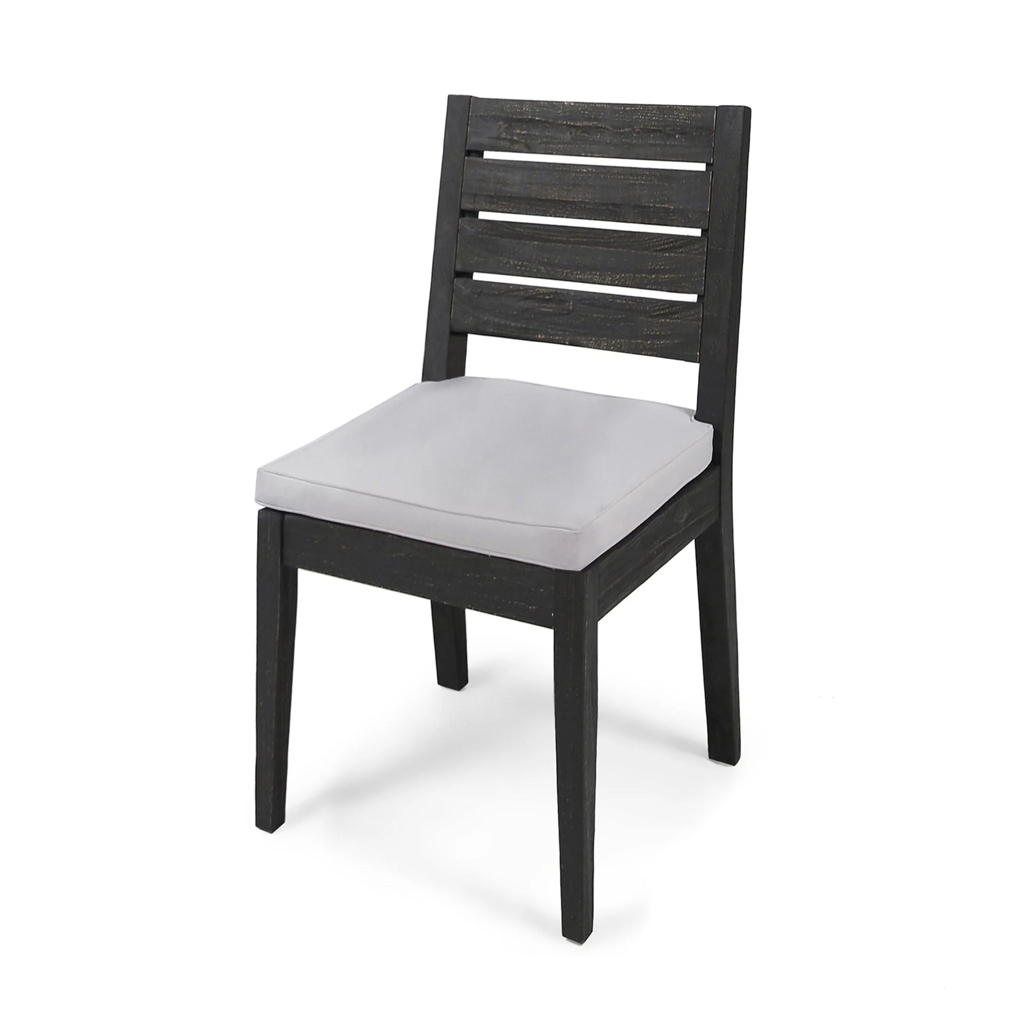 Outdoor Armless Dining Chair With Cushions - Image 2