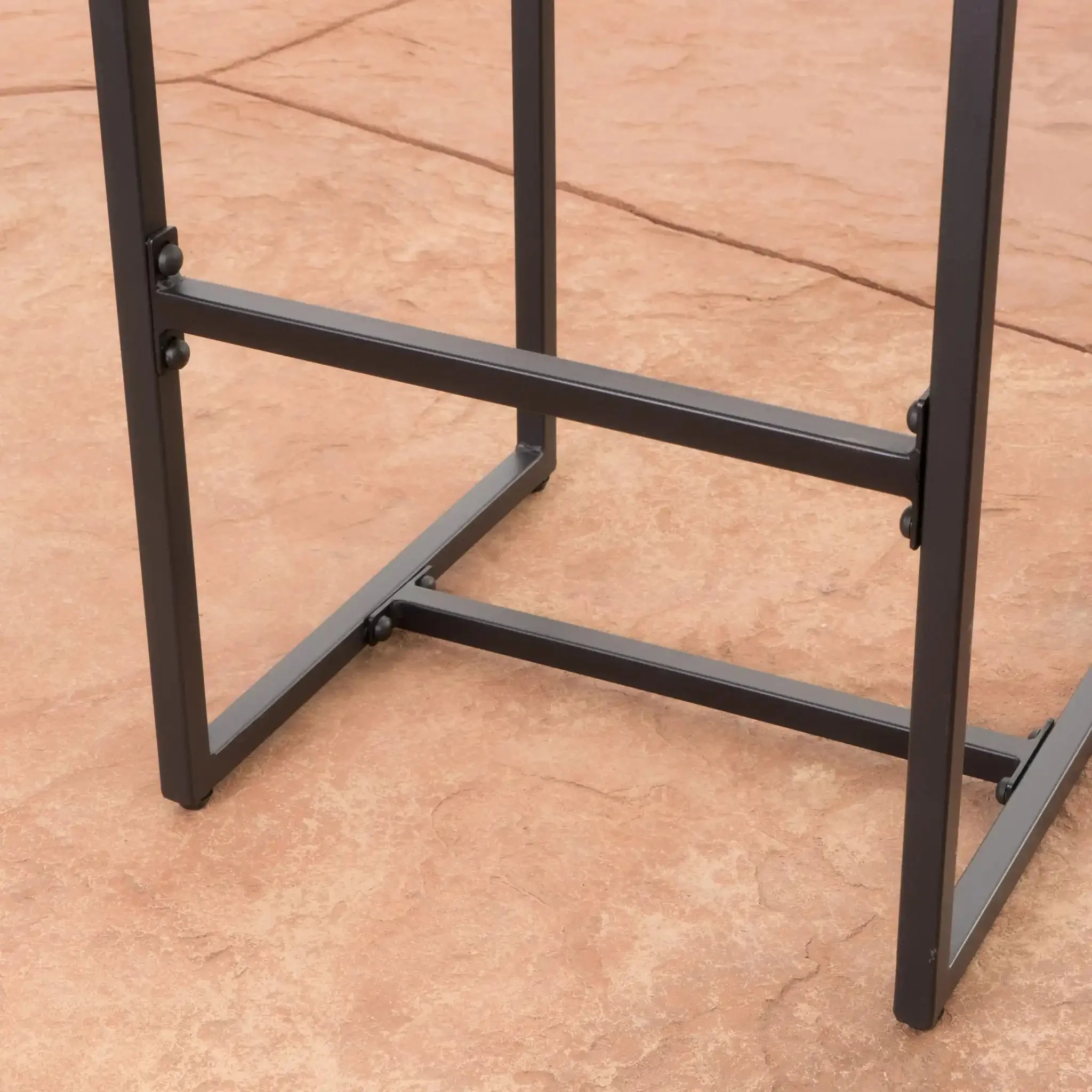 Outdoor Barstool With Hand Crafted Details (Set of 2) - Image 4