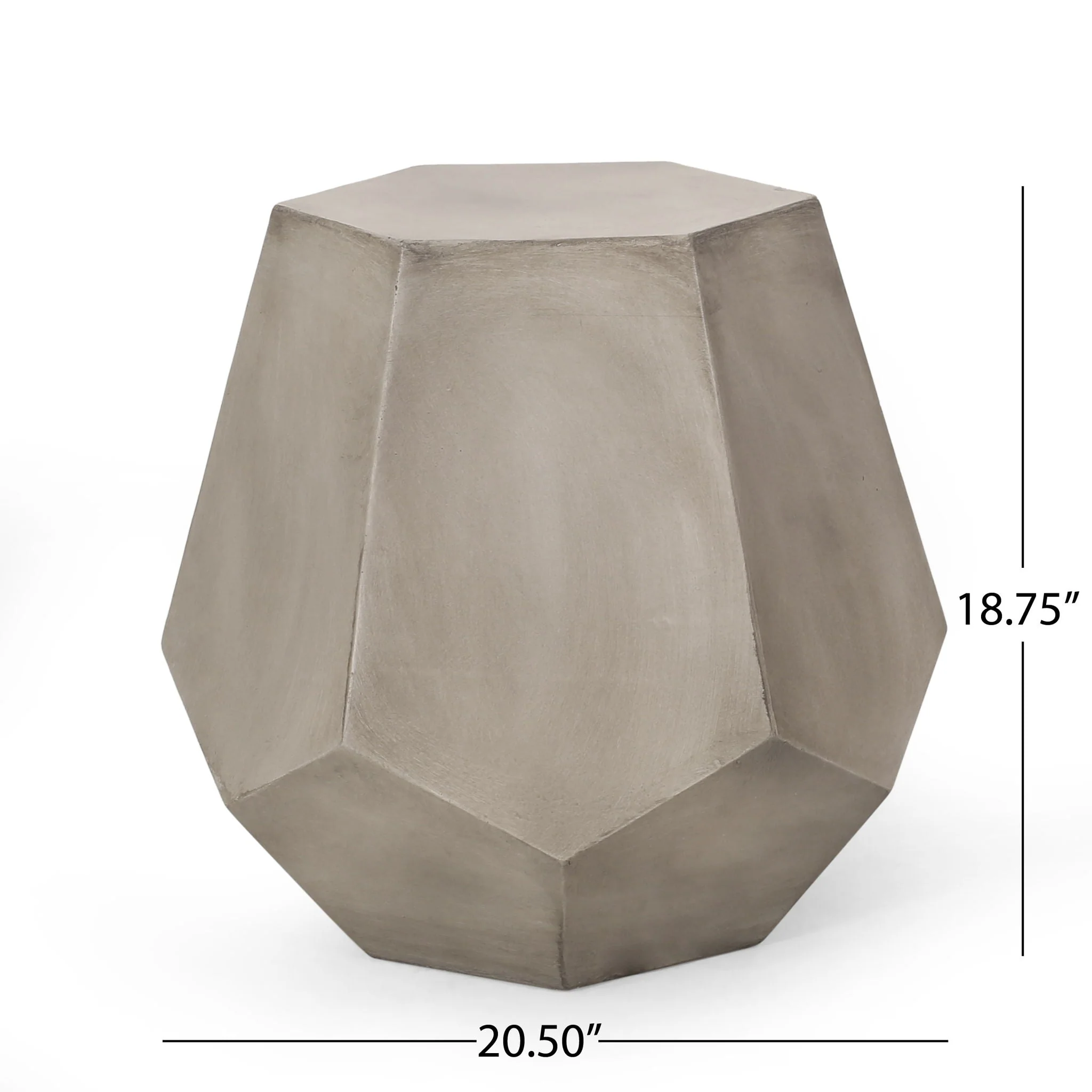 Outdoor Calgary Side Table - Light Gray - Image 3