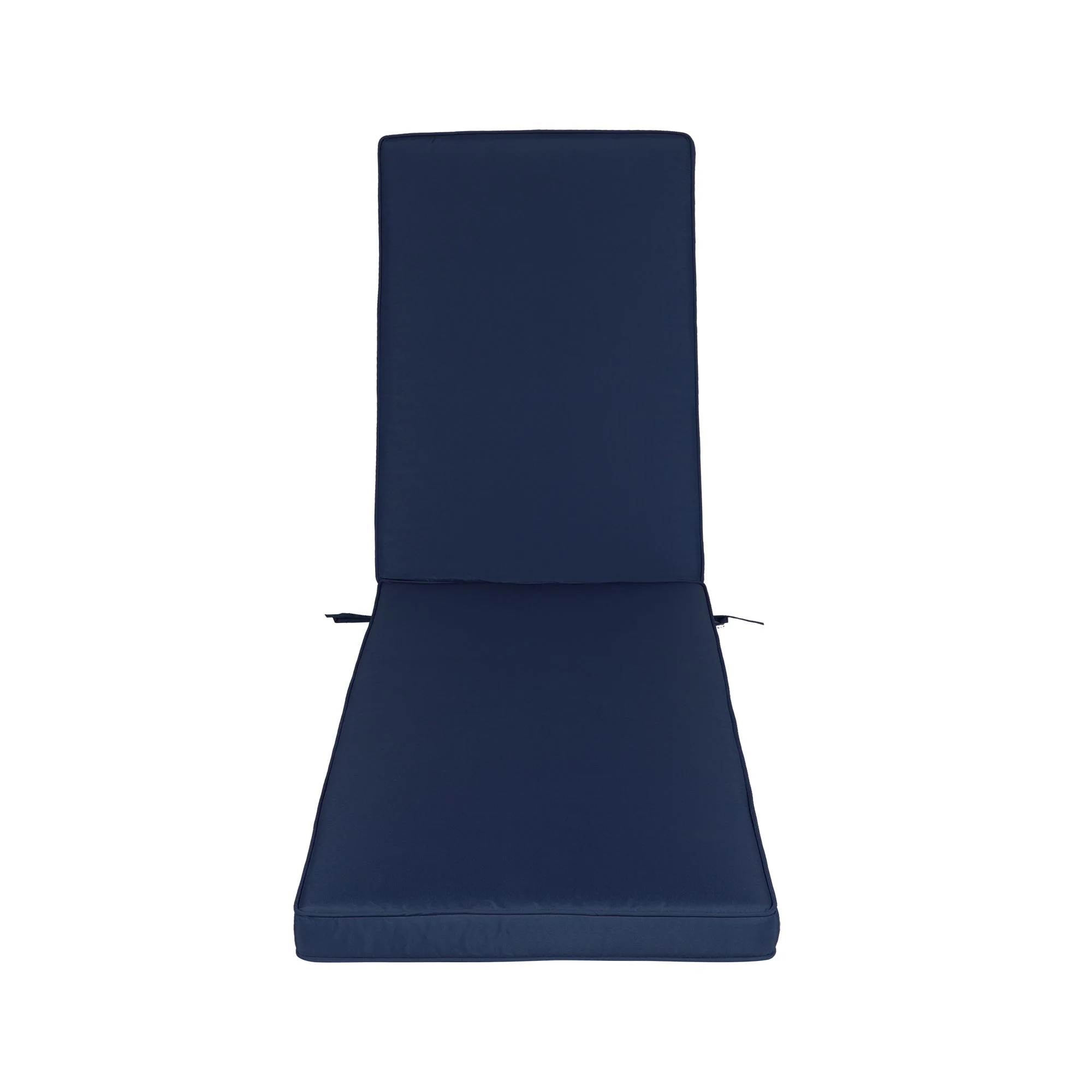 Outdoor Chaise Lounge Chair Cushion - Navy Blue Polyester - Image 4