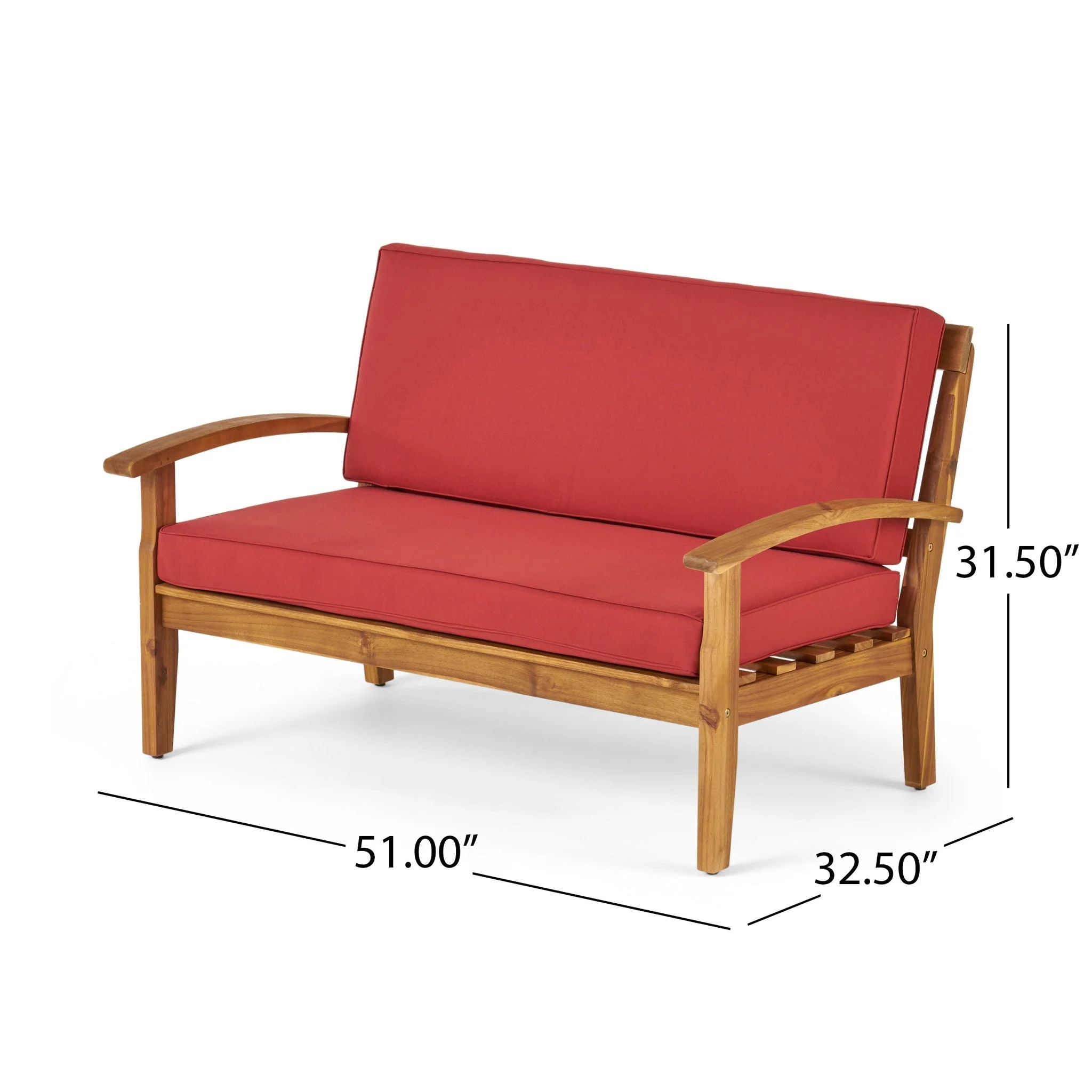 Outdoor Chat Set With Coffee Table And Loveseat - Image 14