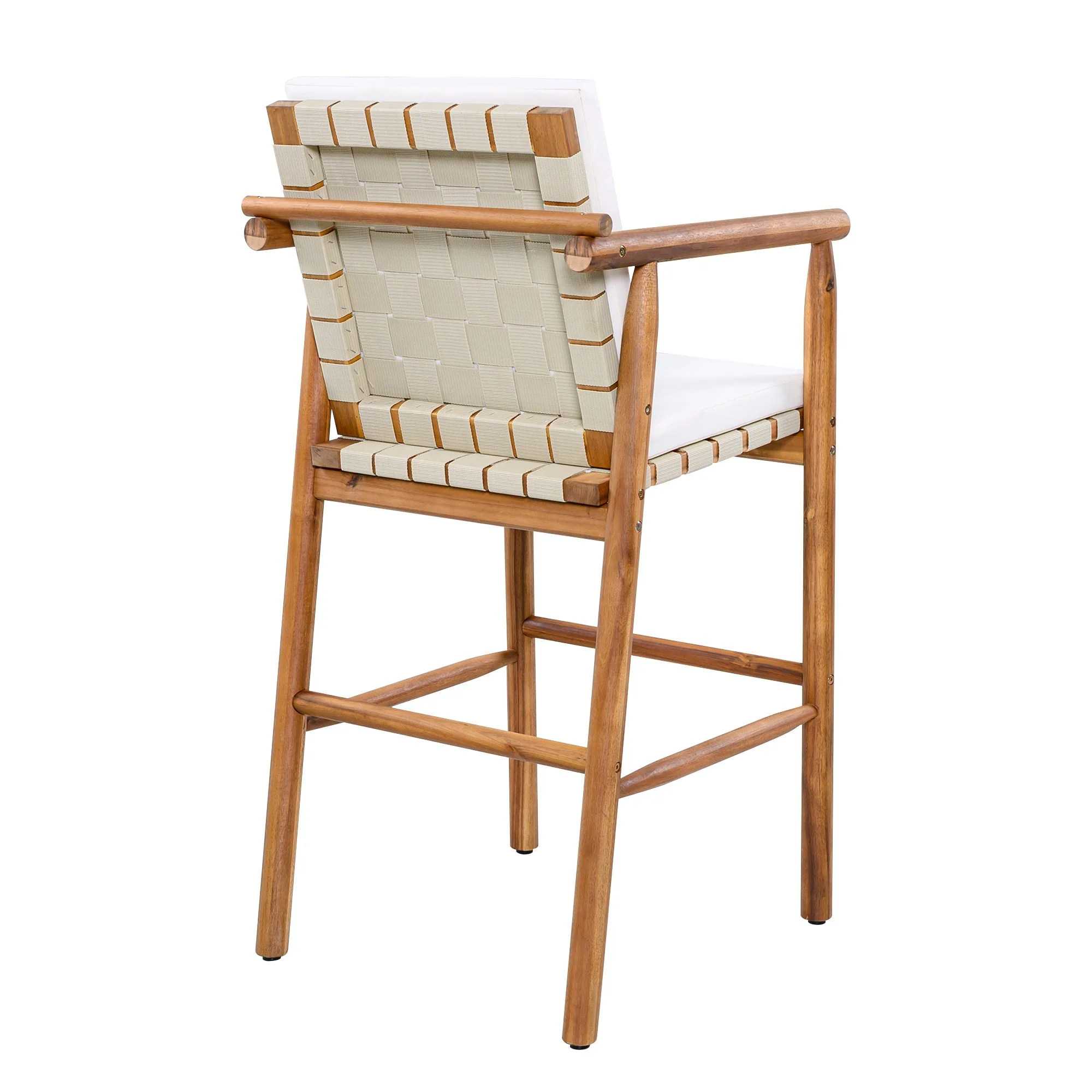 Outdoor Counter Height Bar Stools Set of 2 with Cushions - Image 10