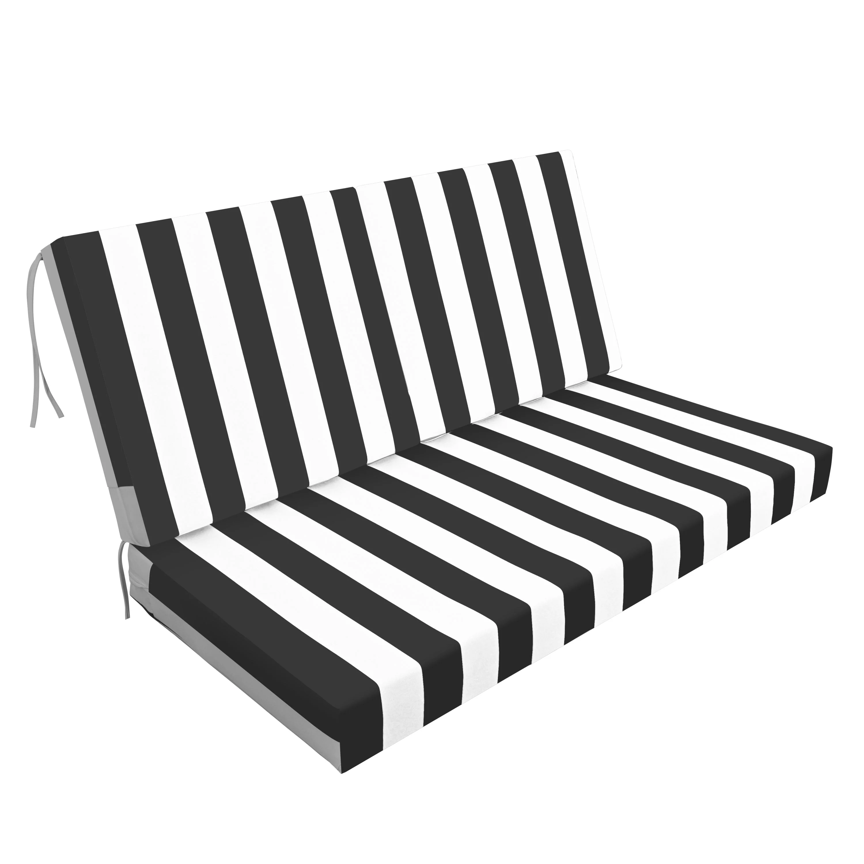 Outdoor Deep Seat Cushions for Patio Furniture, Set of 2
