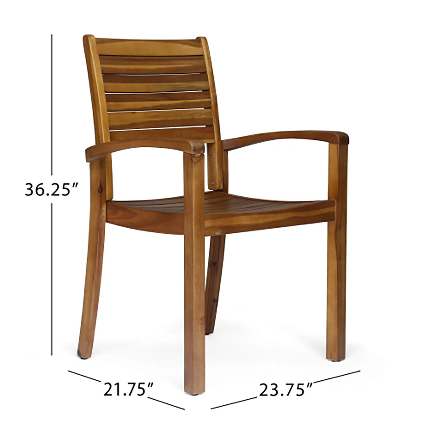 Outdoor Dining Chair, Stacking Design For Patio - Image 5