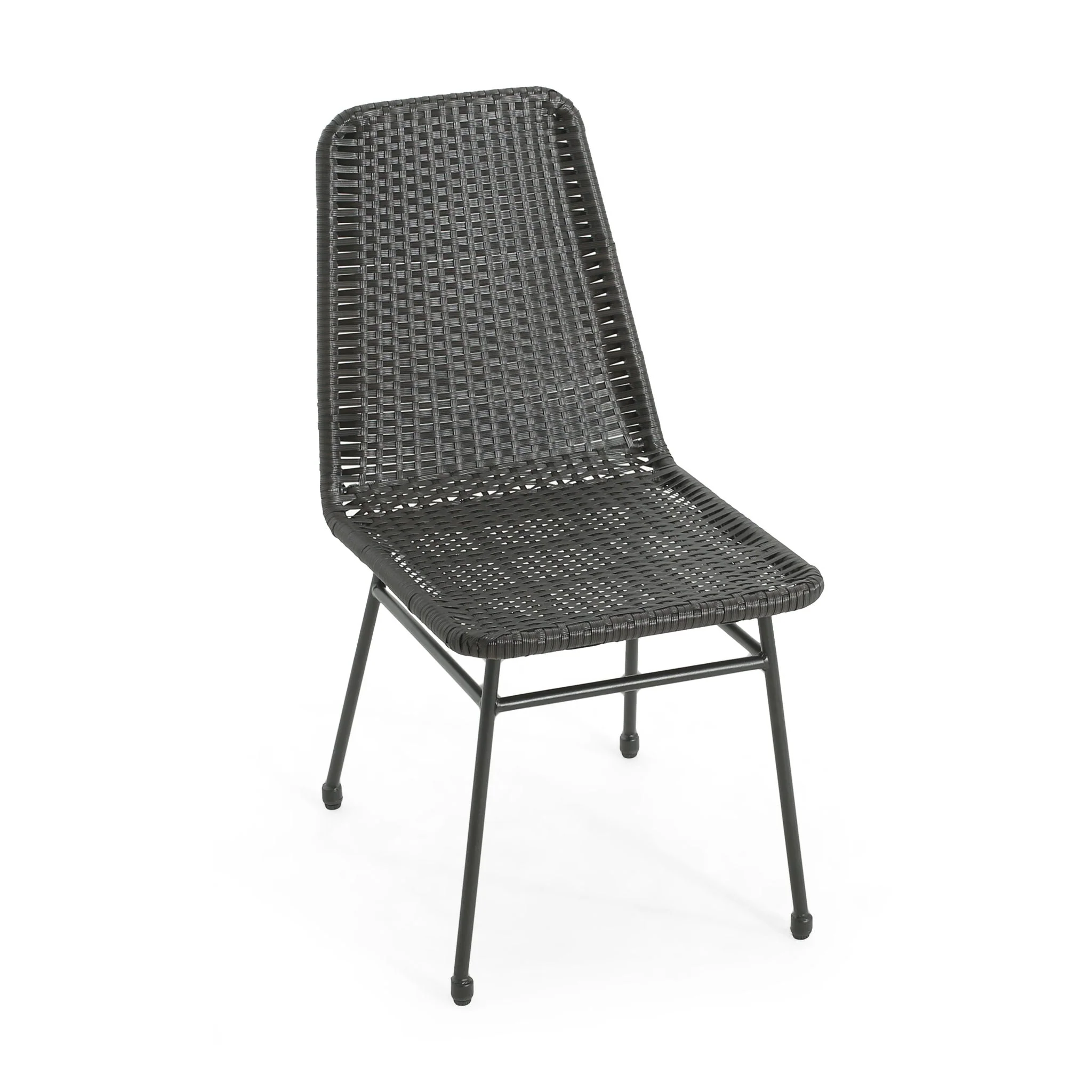 Outdoor Dining Chairs (Set of 2) with Rattan Backrest and Cushions - Image 13