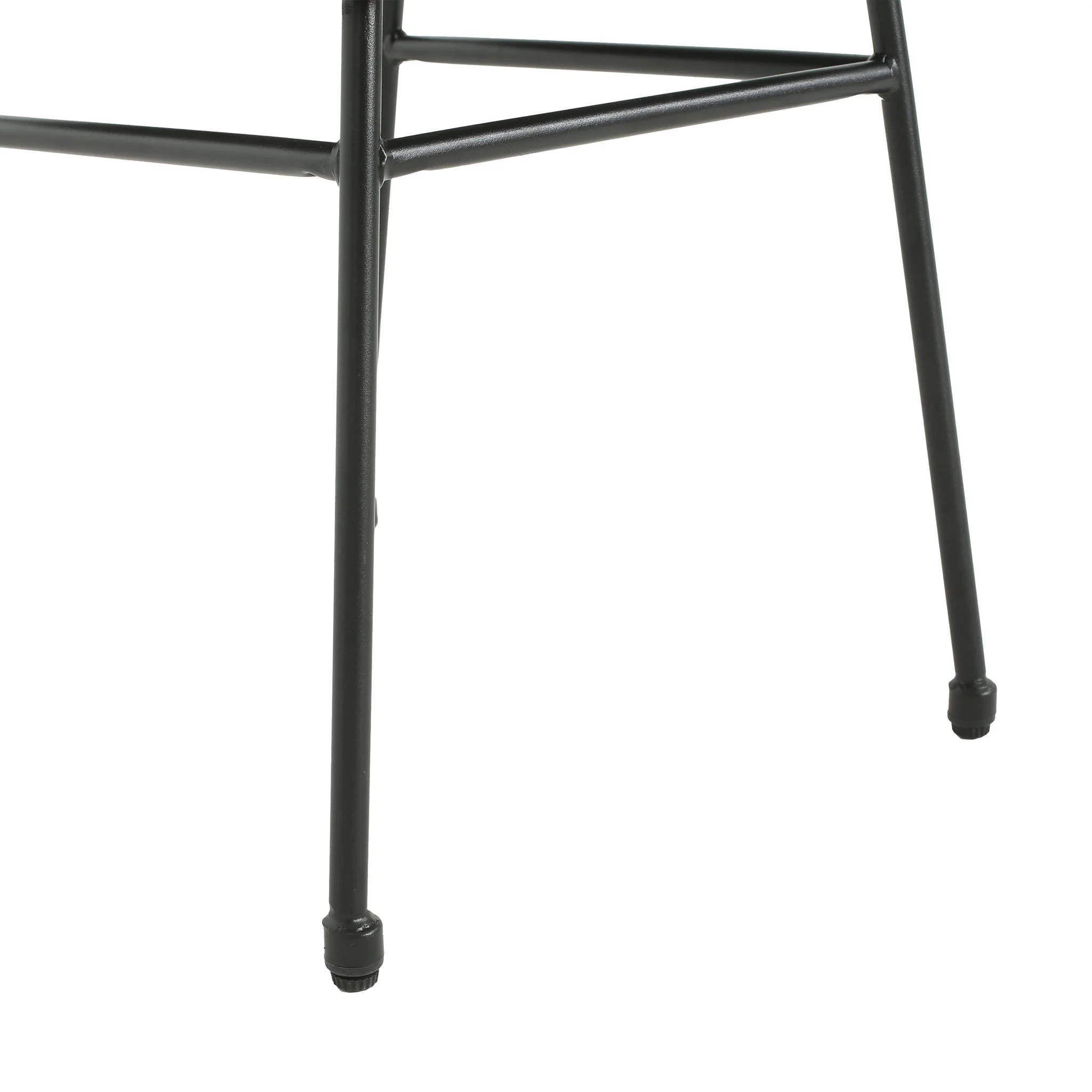 Outdoor Dining Chairs (Set of 2) with Rattan Backrest and Cushions - Image 4