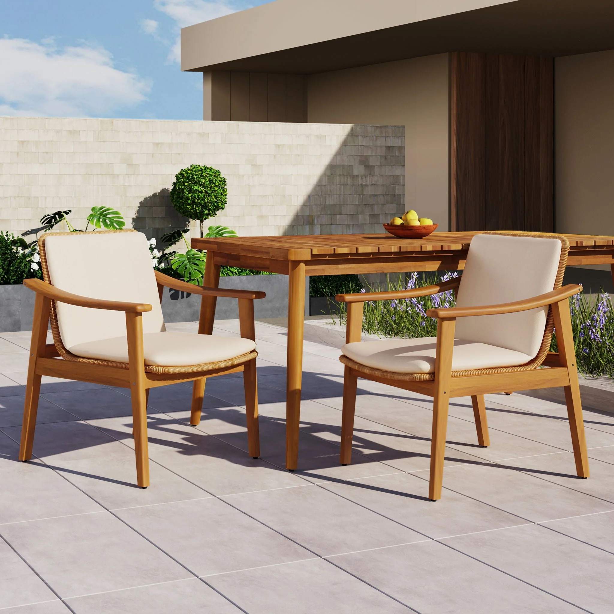 Outdoor Dining Chairs (Set of 2) - Image 4