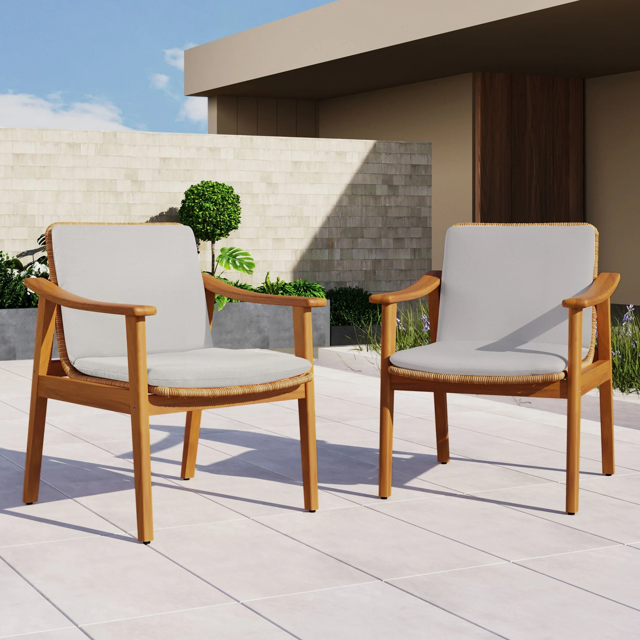 Outdoor Dining Chairs (Set of 2) - Image 5