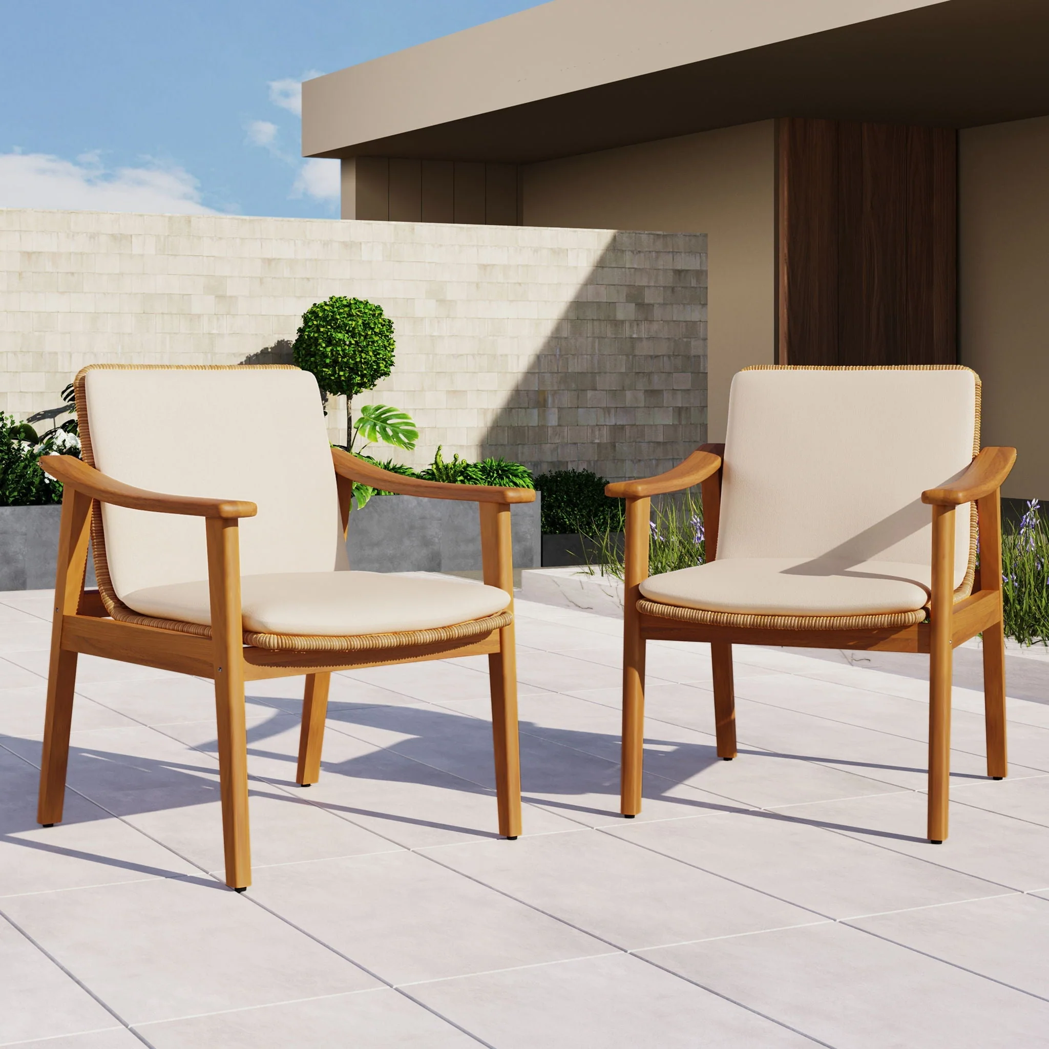 Outdoor Dining Chairs (Set of 2) - Image 6