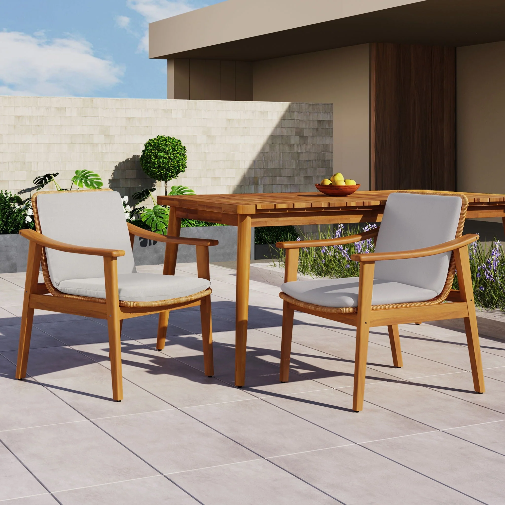 Outdoor Dining Chairs (Set of 2) - Image 8