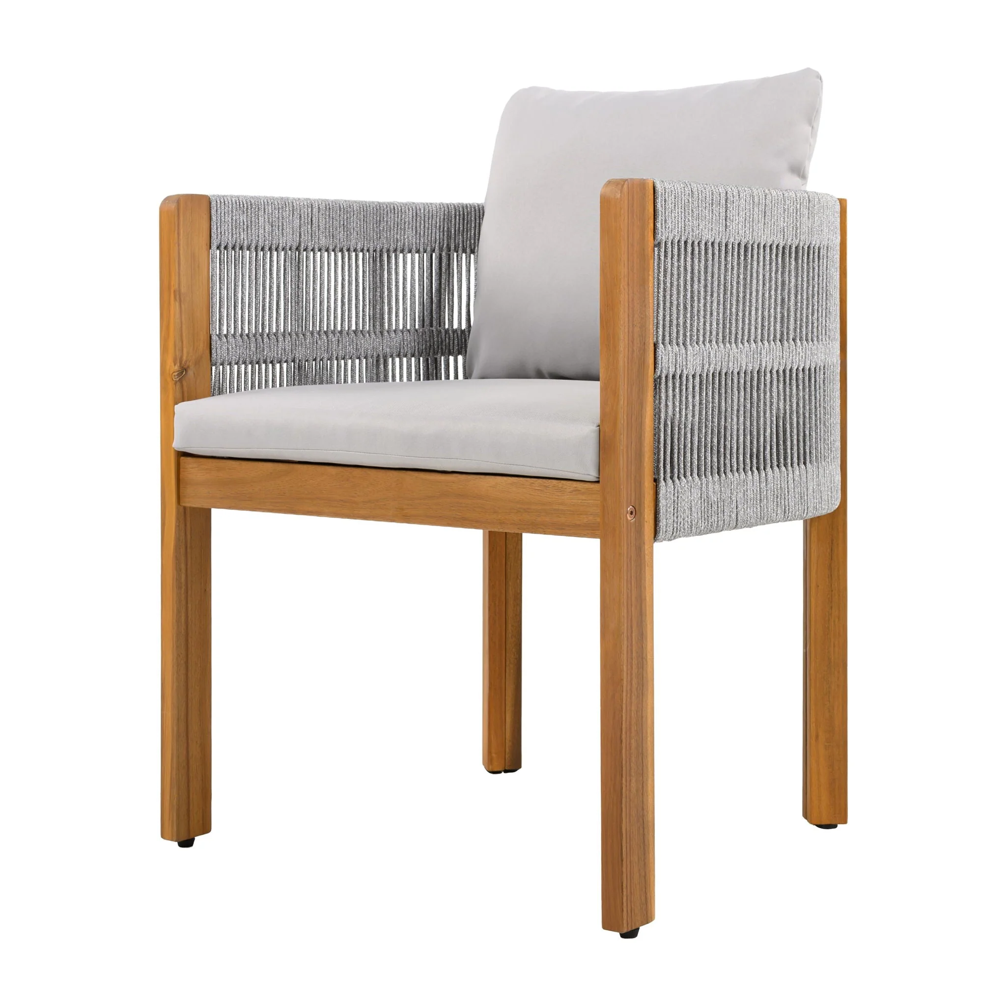 Outdoor Dining Chairs With Rope Handles (Set of 2) - Image 15