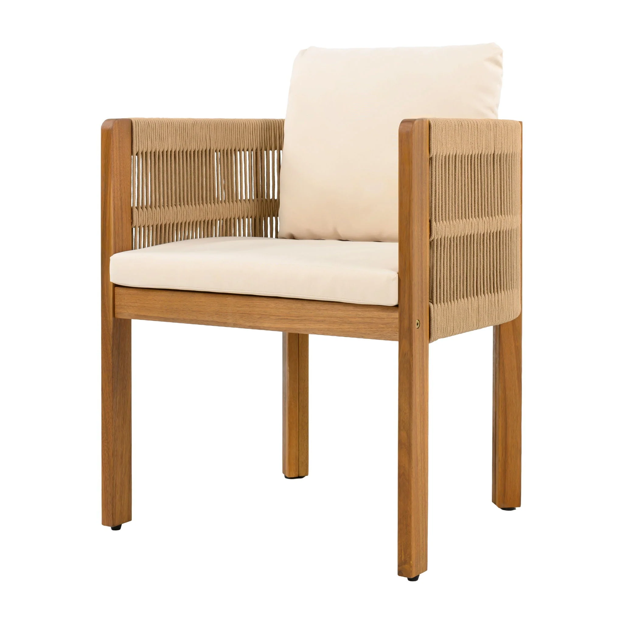 Outdoor Dining Chairs With Rope Handles (Set of 2) - Image 23