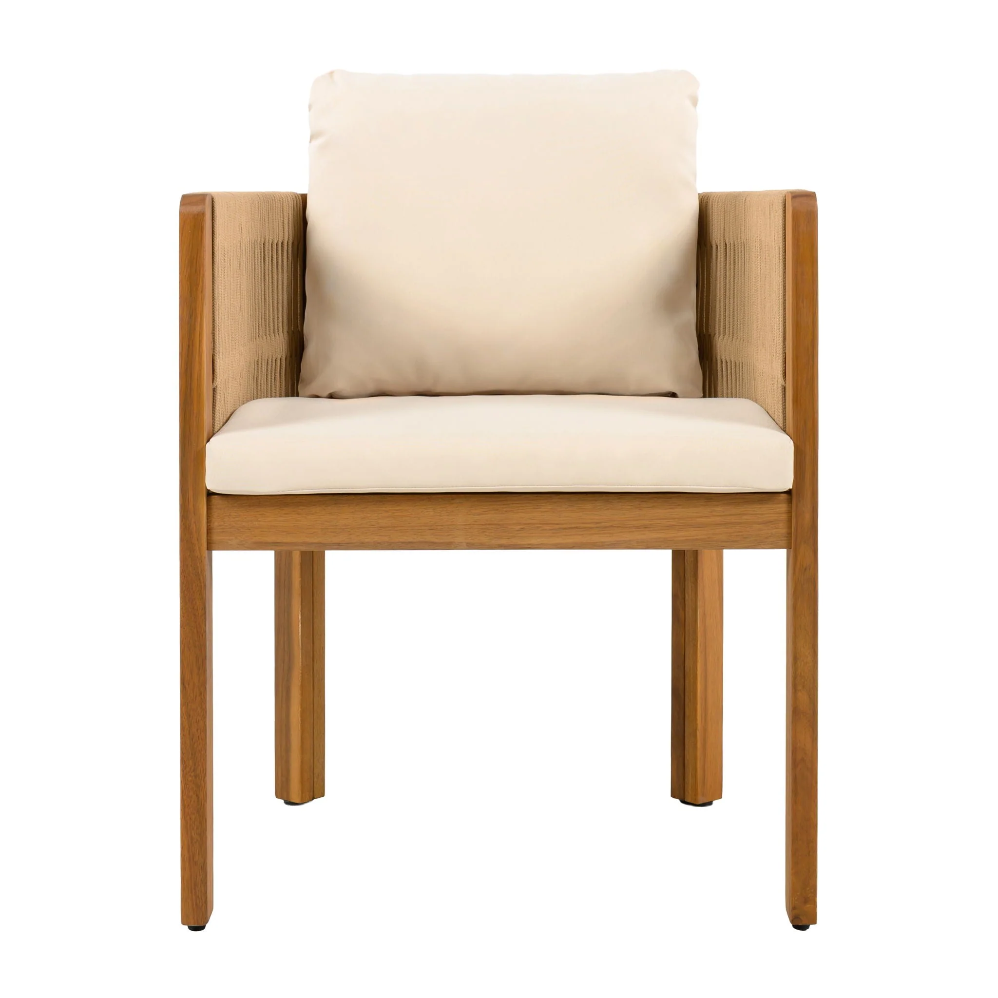 Outdoor Dining Chairs With Rope Handles (Set of 2) - Image 26